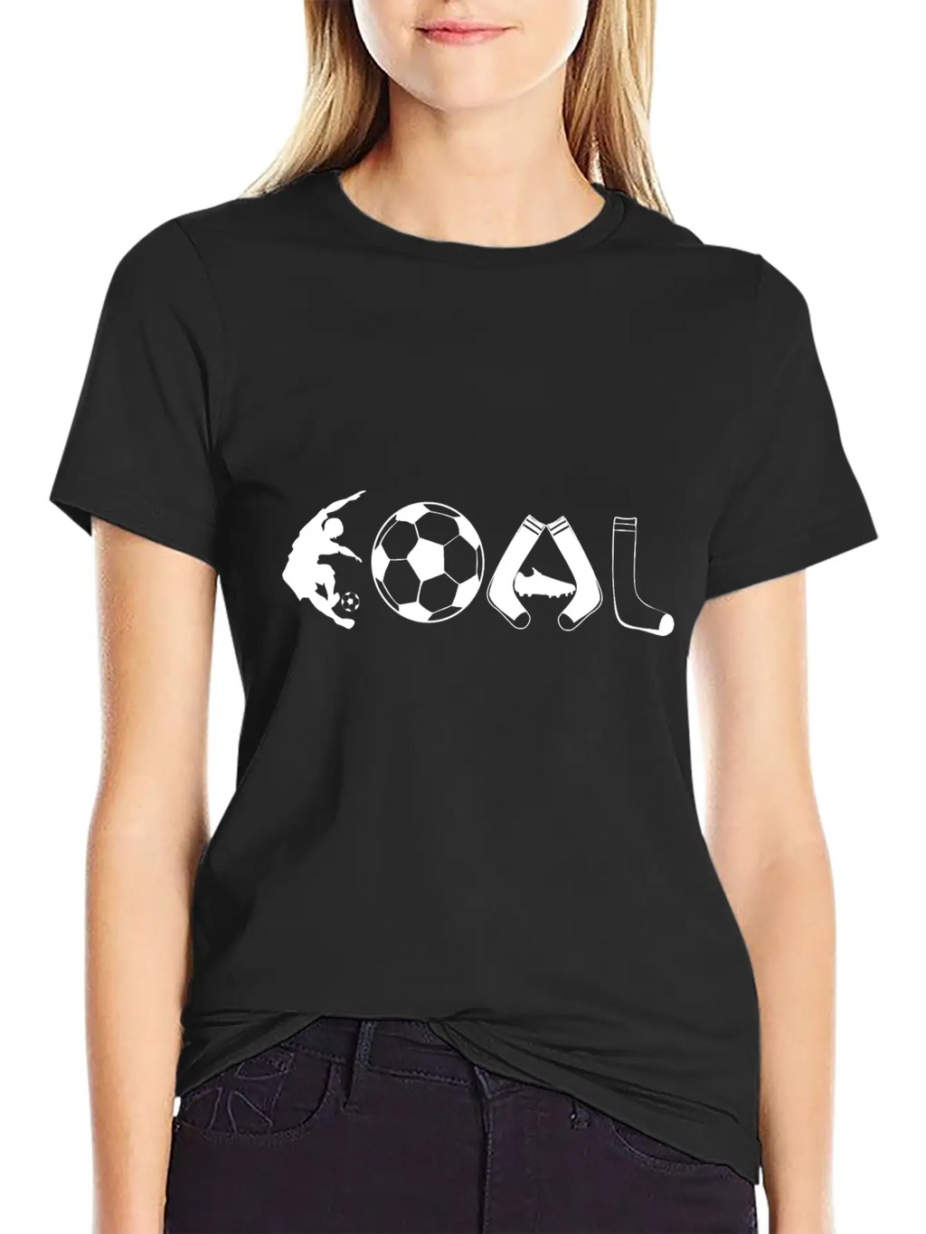 Goal Soccer Love Casual Graphic T-Shirt – Simple And Comfortable Daily Wear
