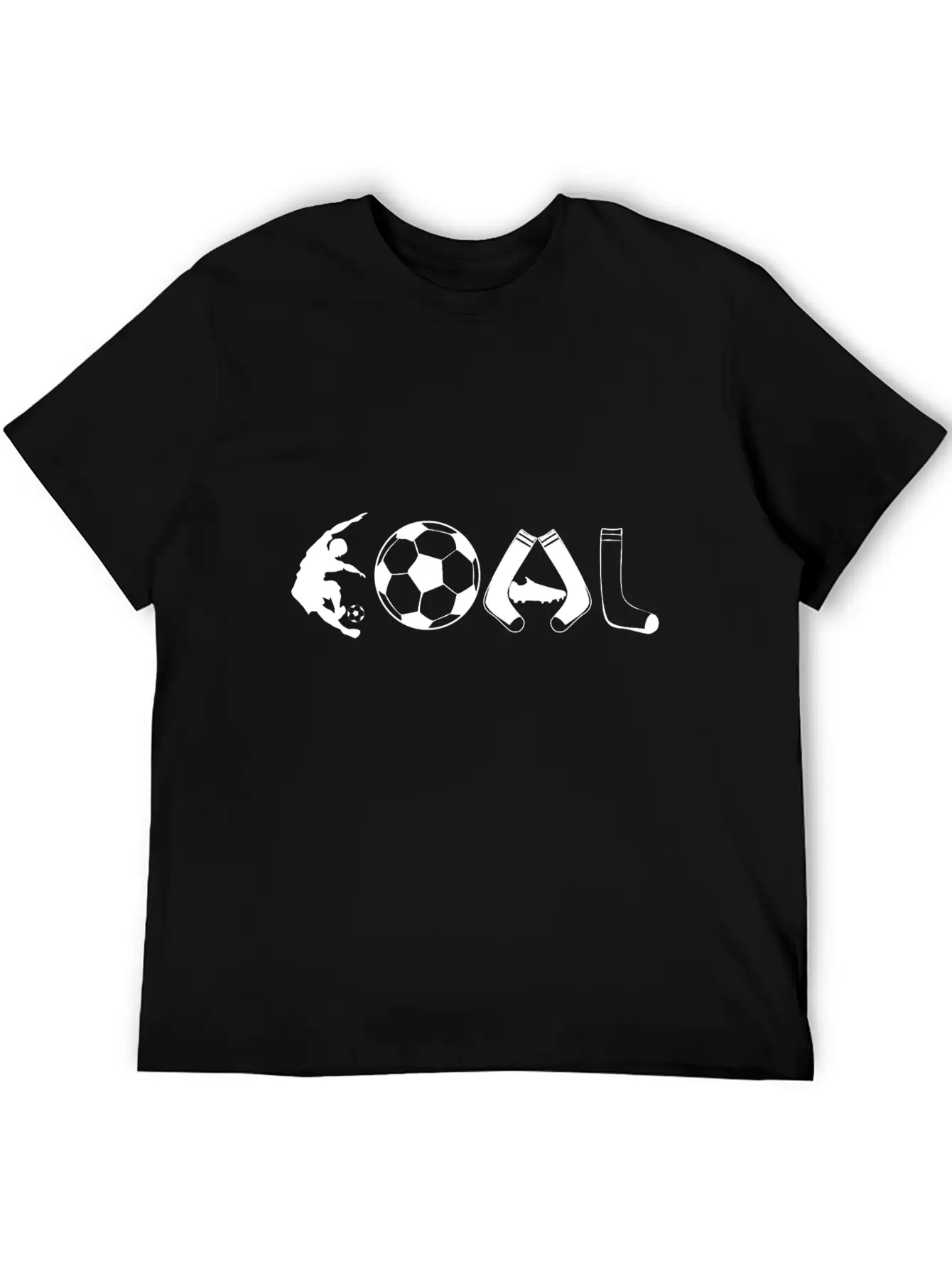 Goal Soccer Love Casual Graphic T-Shirt – Simple And Comfortable Daily Wear