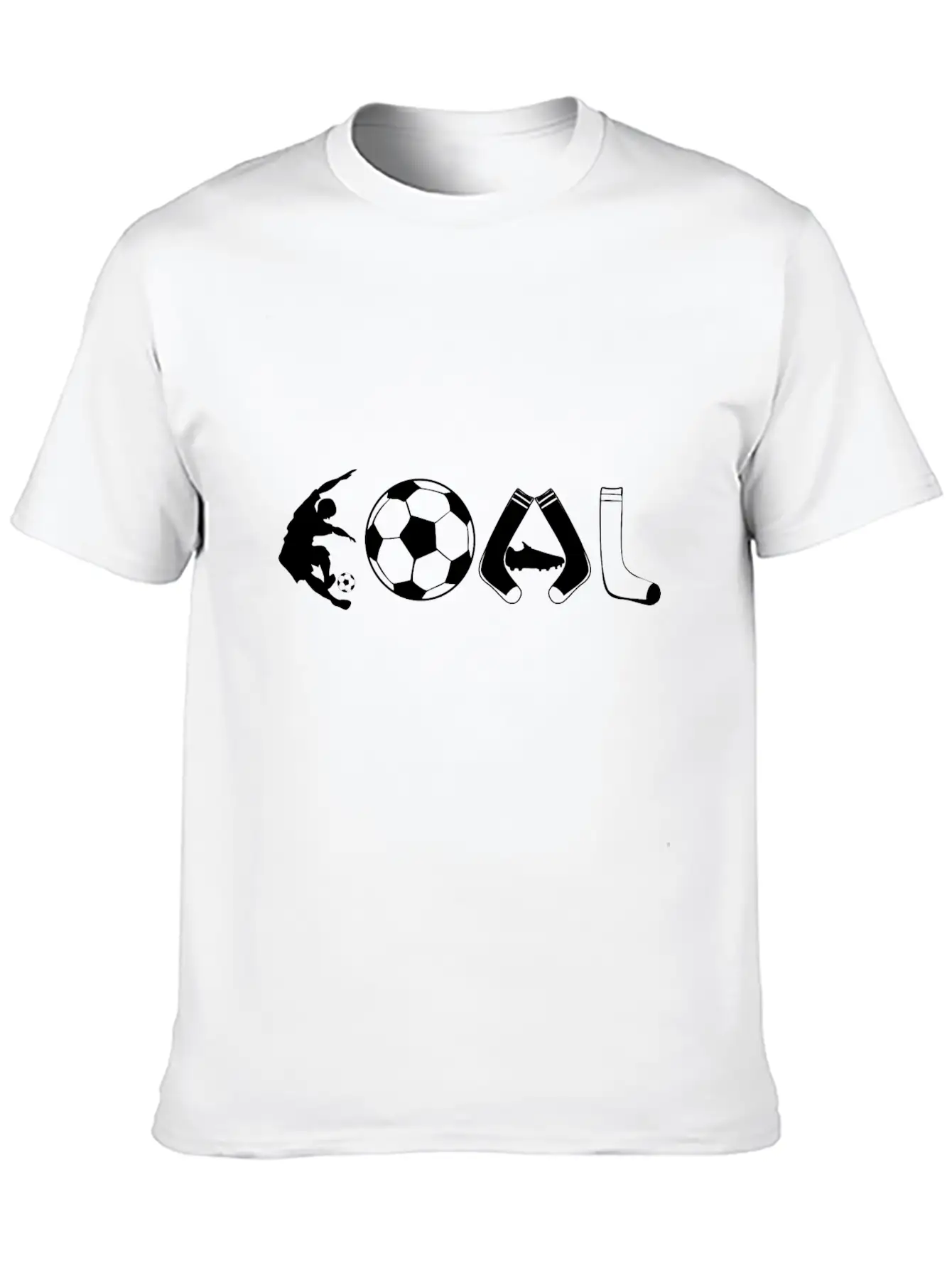 Goal Soccer Love Casual Graphic T-Shirt – Simple And Comfortable Daily Wear