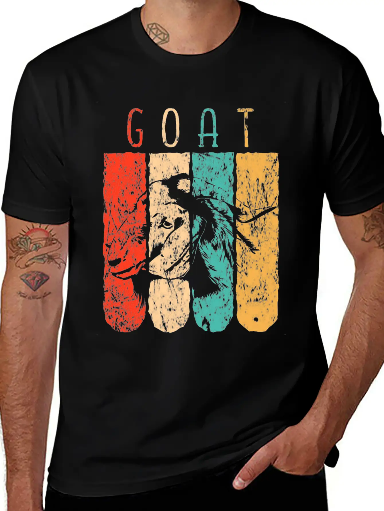 Goar Retro Classic Fit Graphic Tee For Daily Comfort – Unisex Cotton Shirt