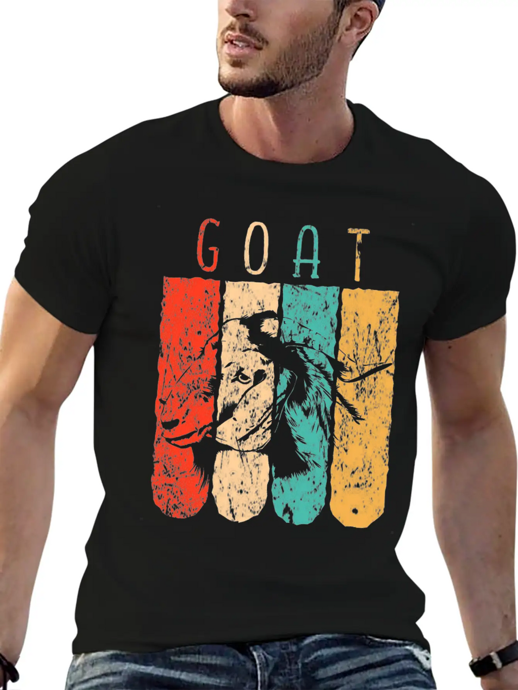 Goar Retro Classic Fit Graphic Tee For Daily Comfort – Unisex Cotton Shirt