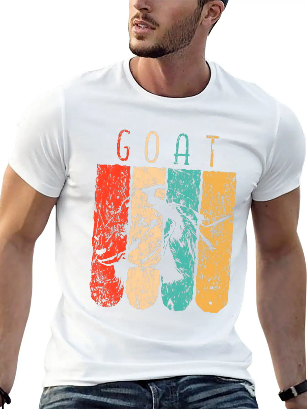 Goar Retro Classic Fit Graphic Tee For Daily Comfort – Unisex Cotton Shirt
