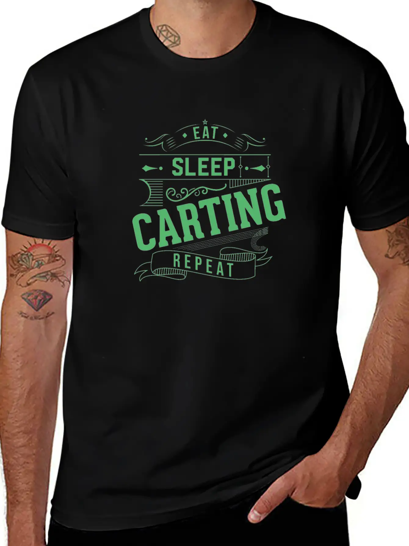 Gocart Carting Driver Go Cart Cart Driving Carts Unisex Casual T-Shirt – Clean Design For Daily Comfort