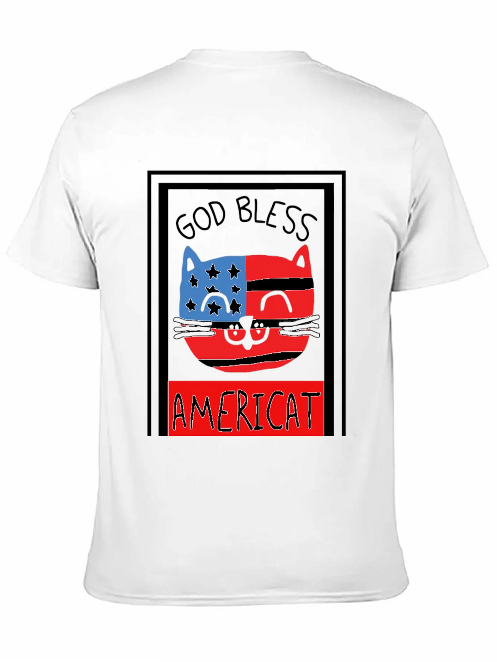 God Bless Americat Unisex Short Sleeve Soft Cotton T-Shirt – Casual Everyday Wear