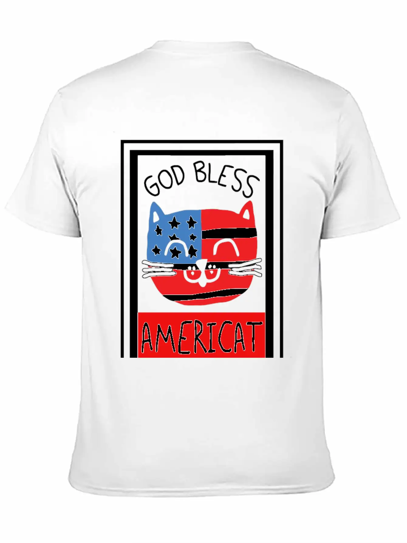 God Bless Americat Unisex Short Sleeve Soft Cotton T-Shirt – Casual Everyday Wear