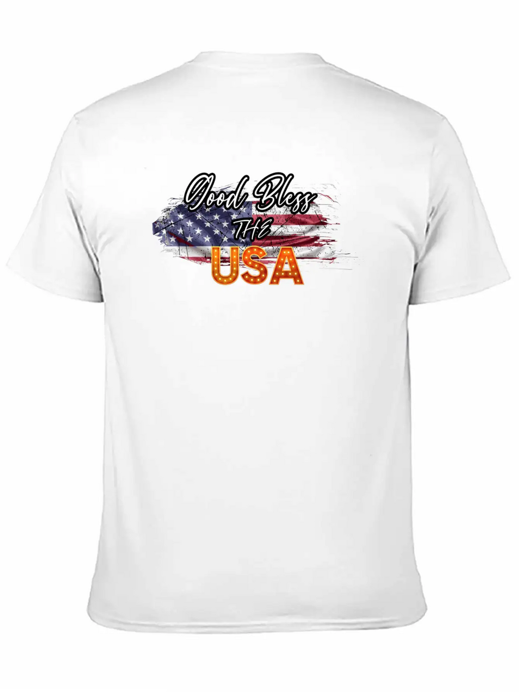 God Bless The USA Unisex Casual T-Shirt – Clean Design For Daily Comfort