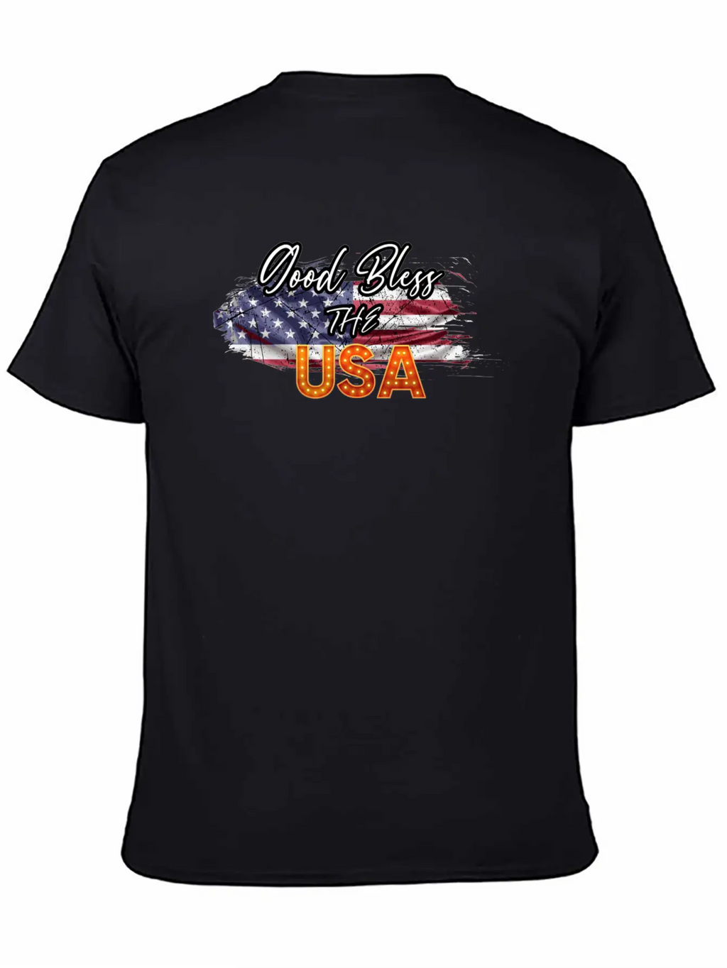 God Bless The USA Unisex Casual T-Shirt – Clean Design For Daily Comfort