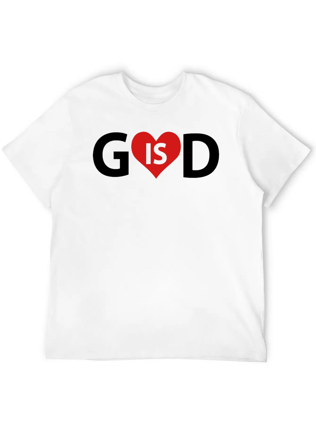God Is Love Classic Fit Graphic Tee For Daily Comfort – Unisex Cotton Shirt