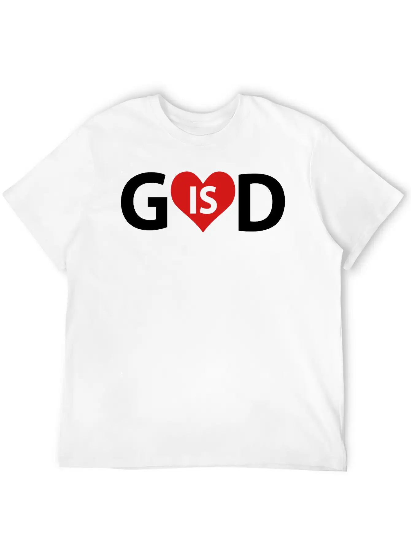 God Is Love Classic Fit Graphic Tee For Daily Comfort – Unisex Cotton Shirt