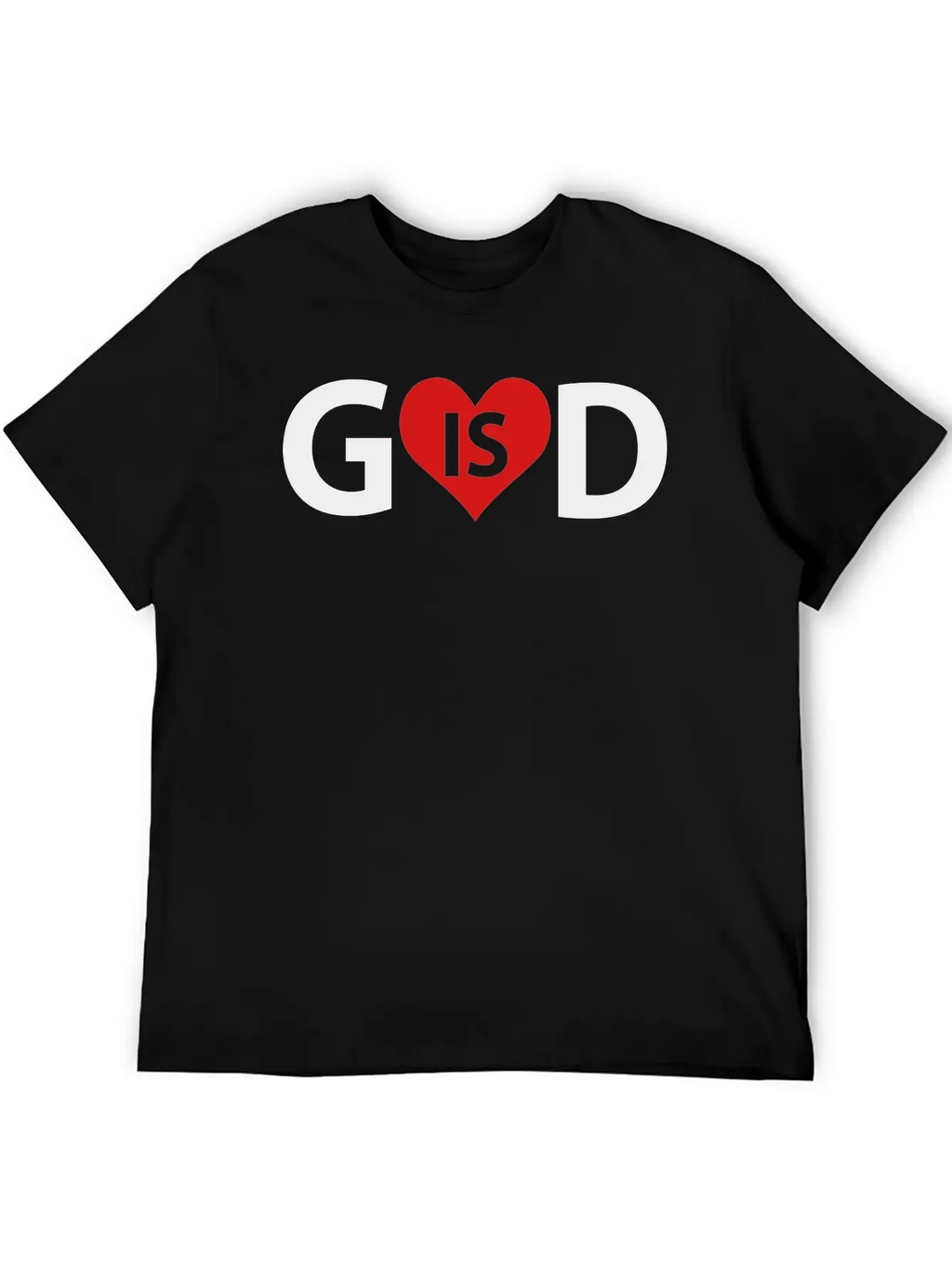 God Is Love Classic Fit Graphic Tee For Daily Comfort – Unisex Cotton Shirt