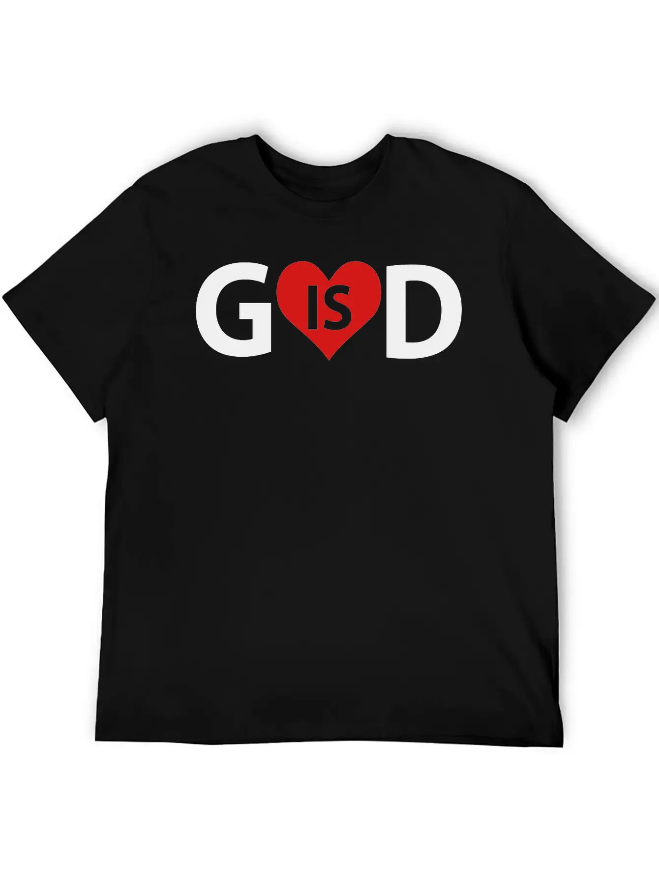 God Is Love Classic Fit Graphic Tee For Daily Comfort – Unisex Cotton Shirt