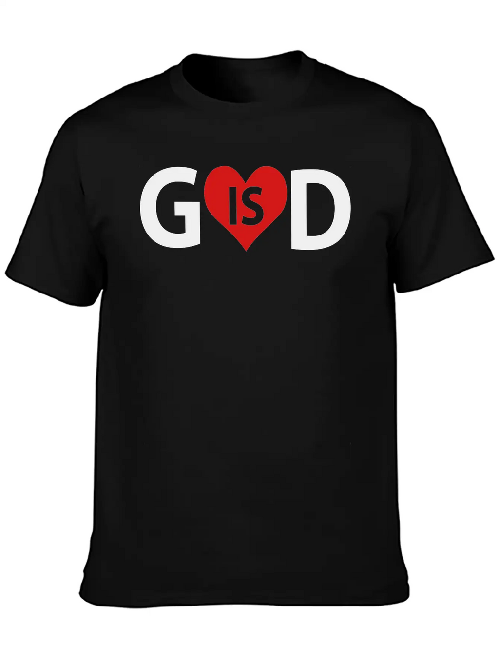 God Is Love Classic Fit Graphic Tee For Daily Comfort – Unisex Cotton Shirt
