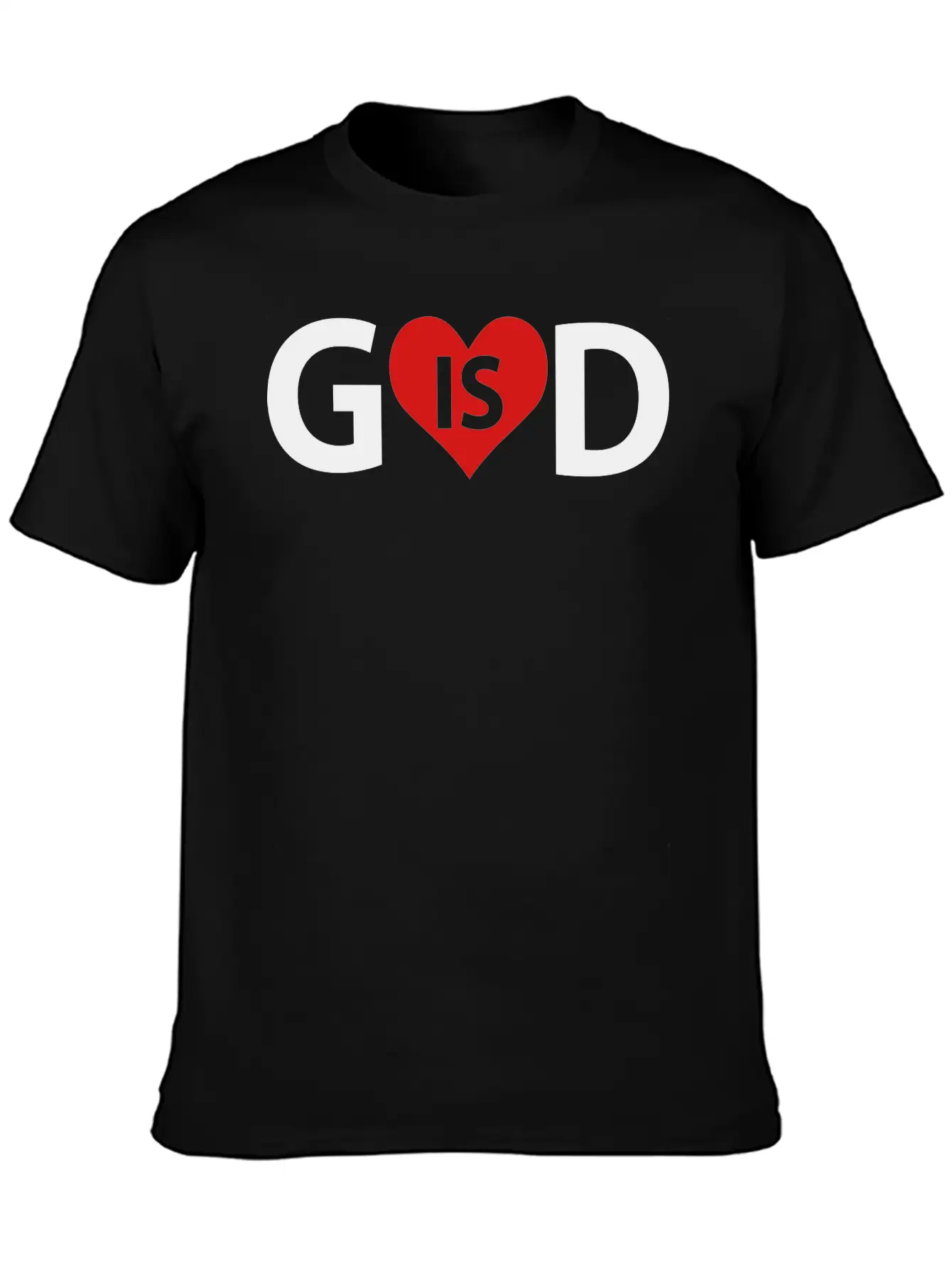 God Is Love Classic Fit Graphic Tee For Daily Comfort – Unisex Cotton Shirt