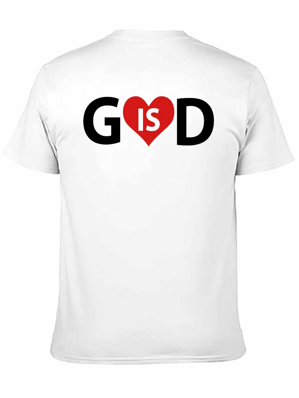 God Is Love Classic Fit Graphic Tee For Daily Comfort – Unisex Cotton Shirt