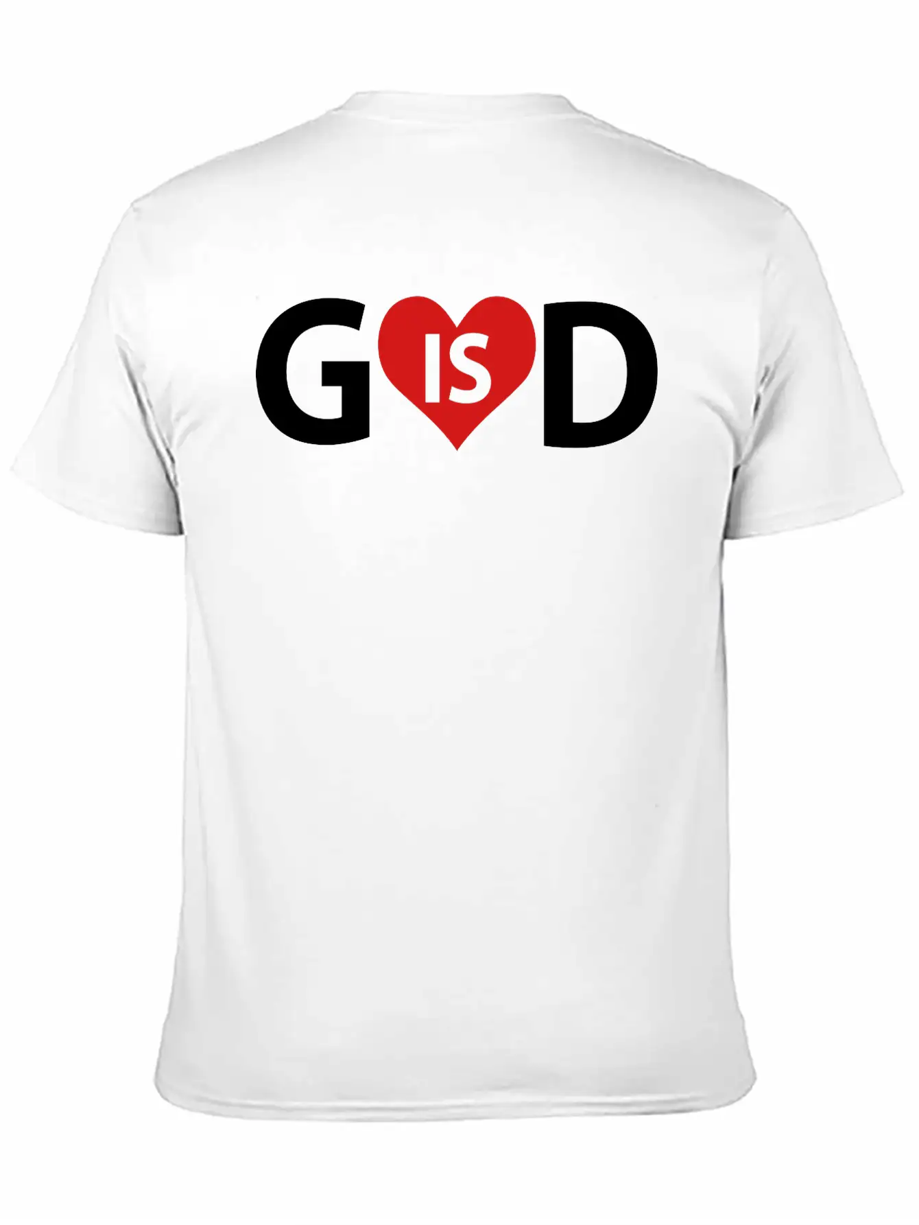God Is Love Classic Fit Graphic Tee For Daily Comfort – Unisex Cotton Shirt