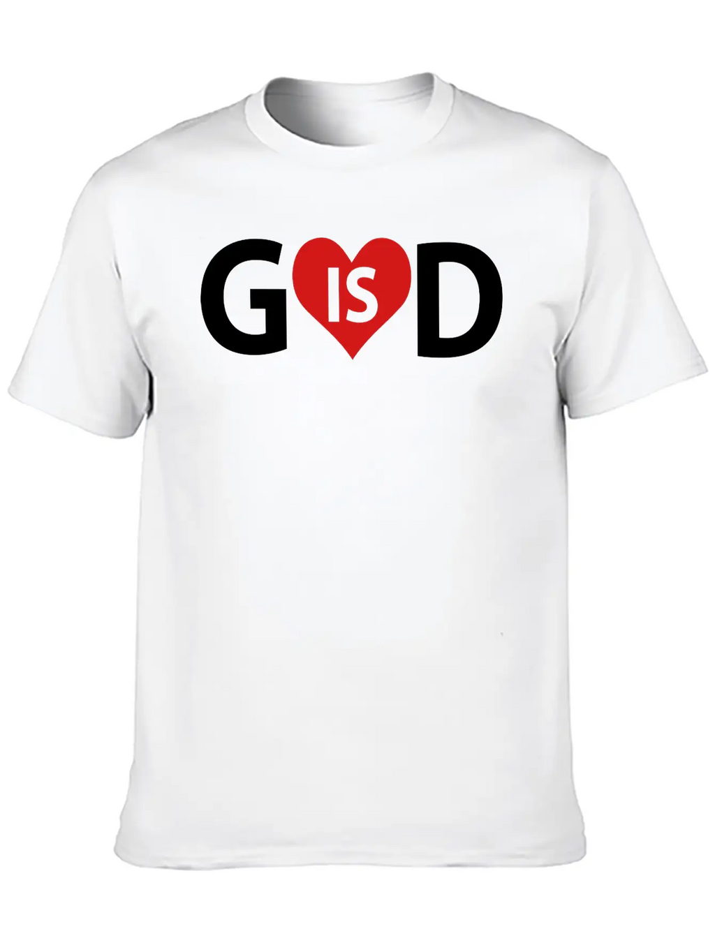 God Is Love Classic Fit Graphic Tee For Daily Comfort – Unisex Cotton Shirt