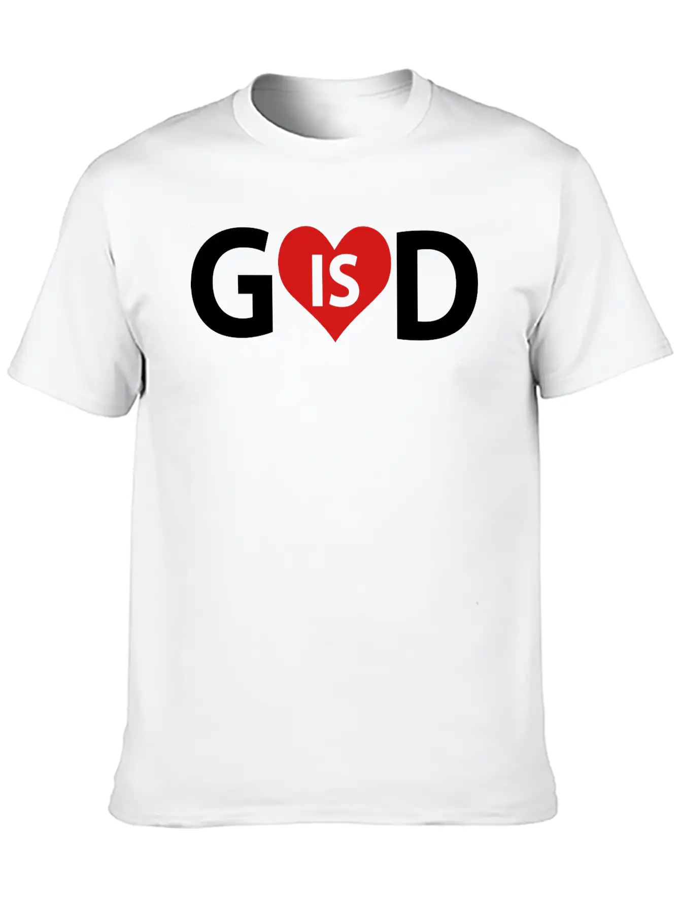 God Is Love Classic Fit Graphic Tee For Daily Comfort – Unisex Cotton Shirt