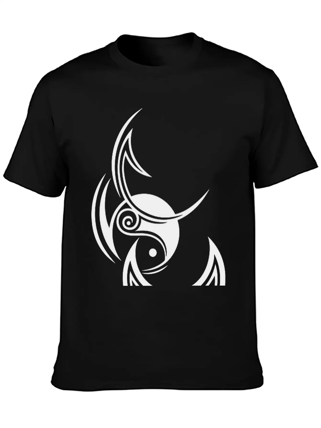 Goddess, Triple Moon And Yin Yang Stylish Everyday T-Shirt – Unisex Basic Cotton Tee