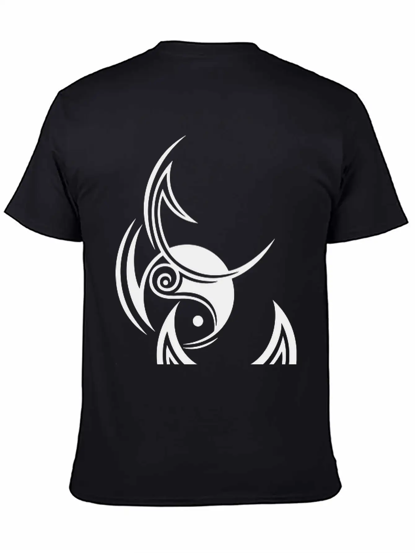 Goddess, Triple Moon And Yin Yang Stylish Everyday T-Shirt – Unisex Basic Cotton Tee