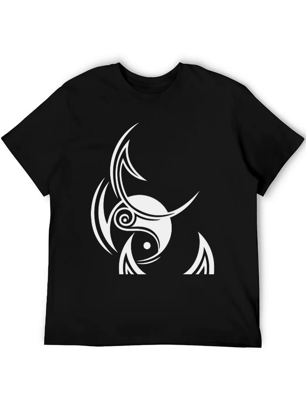 Goddess, Triple Moon And Yin Yang Stylish Everyday T-Shirt – Unisex Basic Cotton Tee