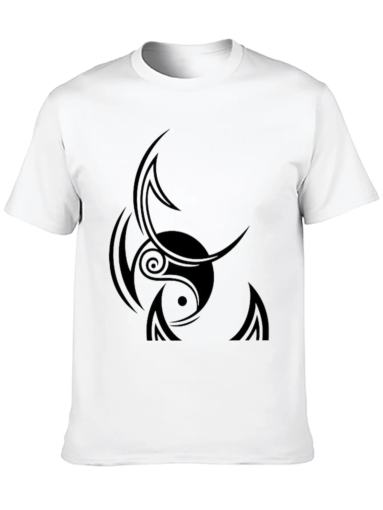 Goddess, Triple Moon And Yin Yang Stylish Everyday T-Shirt – Unisex Basic Cotton Tee