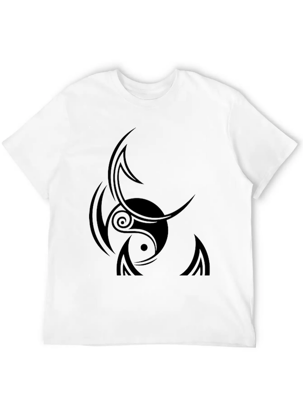 Goddess, Triple Moon And Yin Yang Stylish Everyday T-Shirt – Unisex Basic Cotton Tee