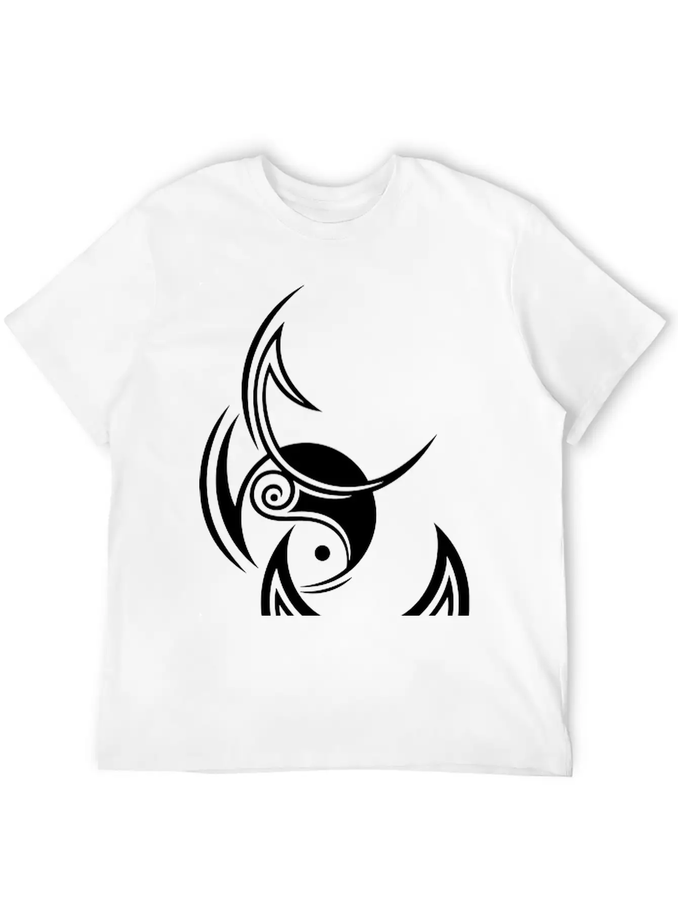 Goddess, Triple Moon And Yin Yang Stylish Everyday T-Shirt – Unisex Basic Cotton Tee