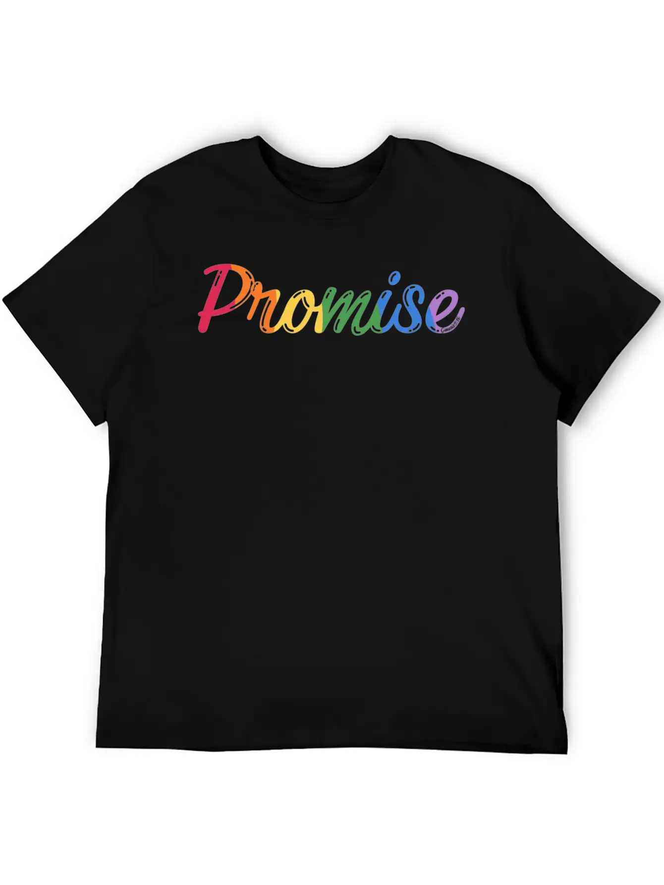 God's Promise Rainbow Graphic Tee Unisex Casual T-Shirt – Clean Design For Daily Comfort