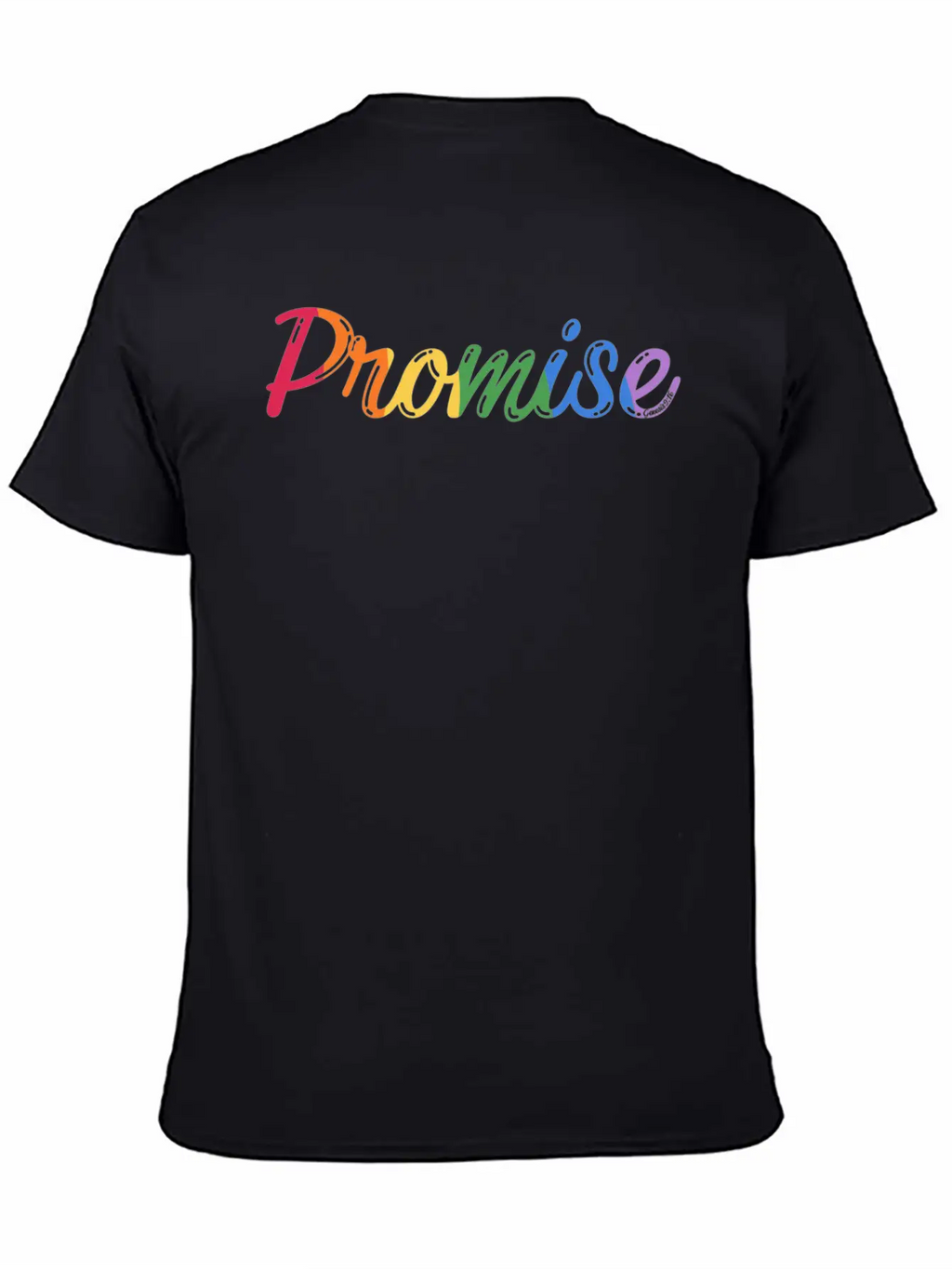 God's Promise Rainbow Graphic Tee Unisex Casual T-Shirt – Clean Design For Daily Comfort
