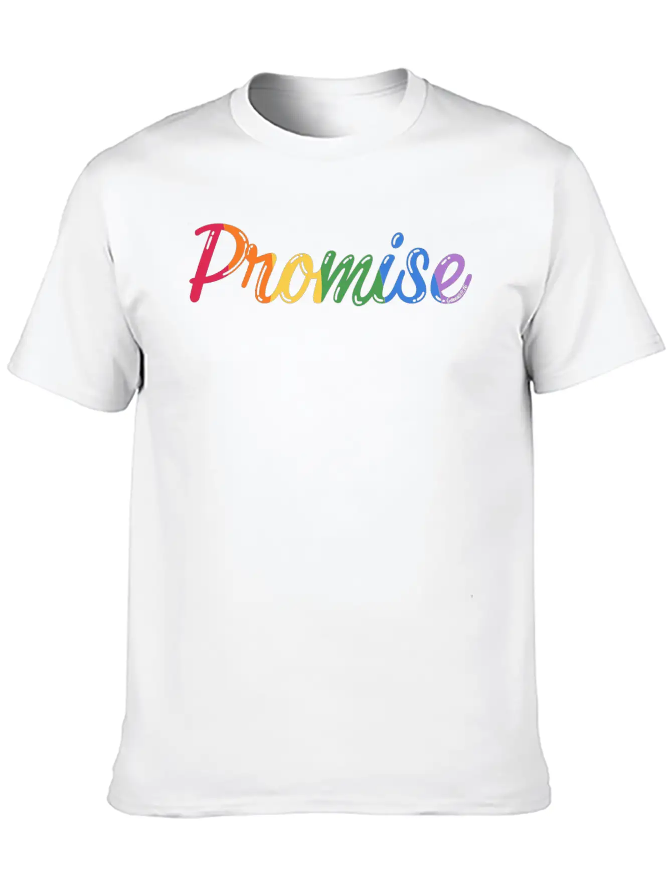 God's Promise Rainbow Graphic Tee Unisex Casual T-Shirt – Clean Design For Daily Comfort