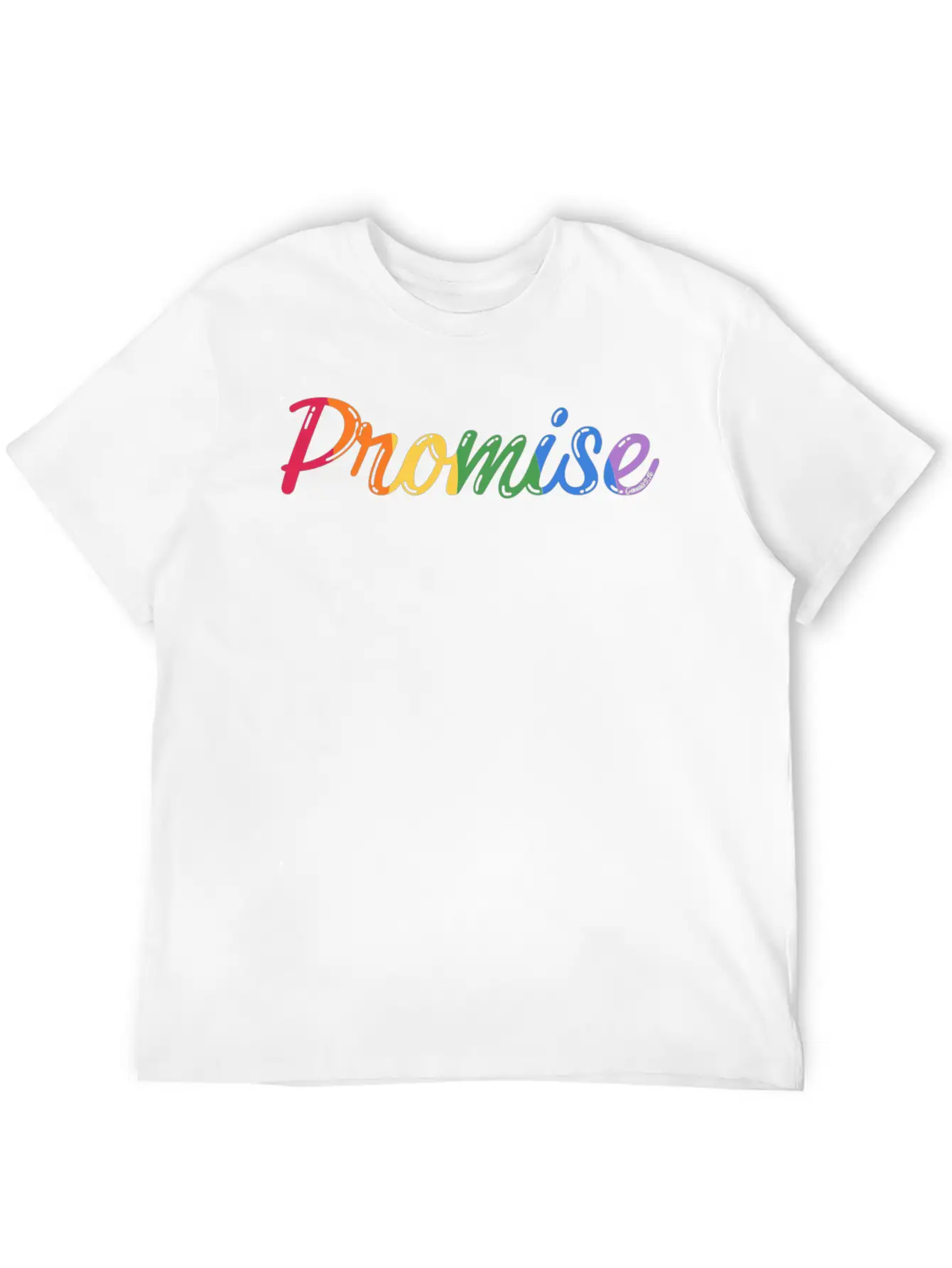 God's Promise Rainbow Graphic Tee Unisex Casual T-Shirt – Clean Design For Daily Comfort