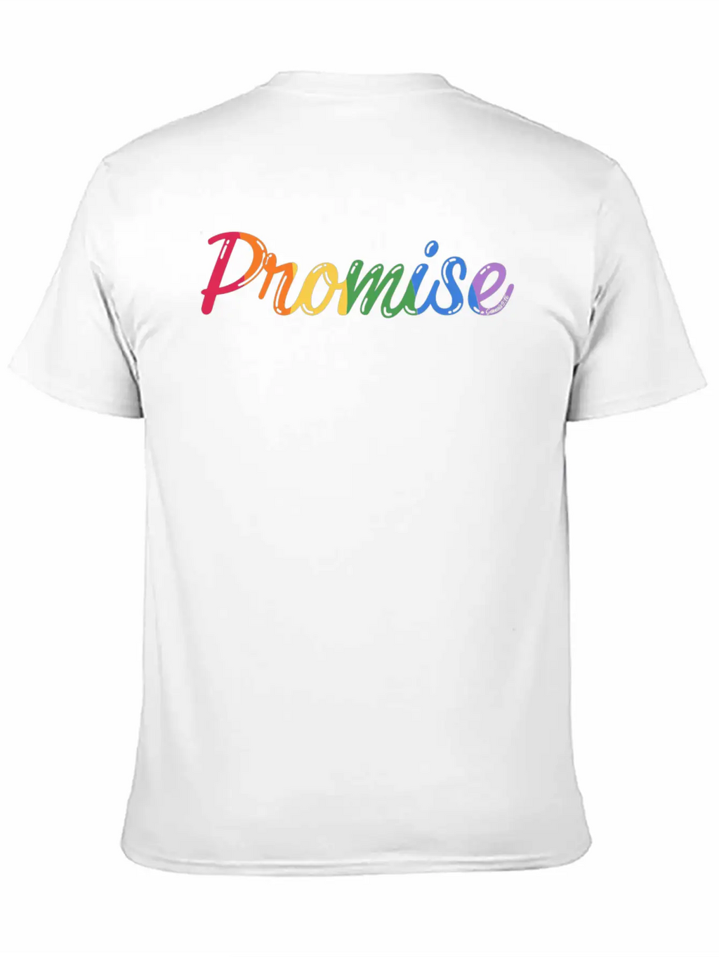 God's Promise Rainbow Graphic Tee Unisex Casual T-Shirt – Clean Design For Daily Comfort