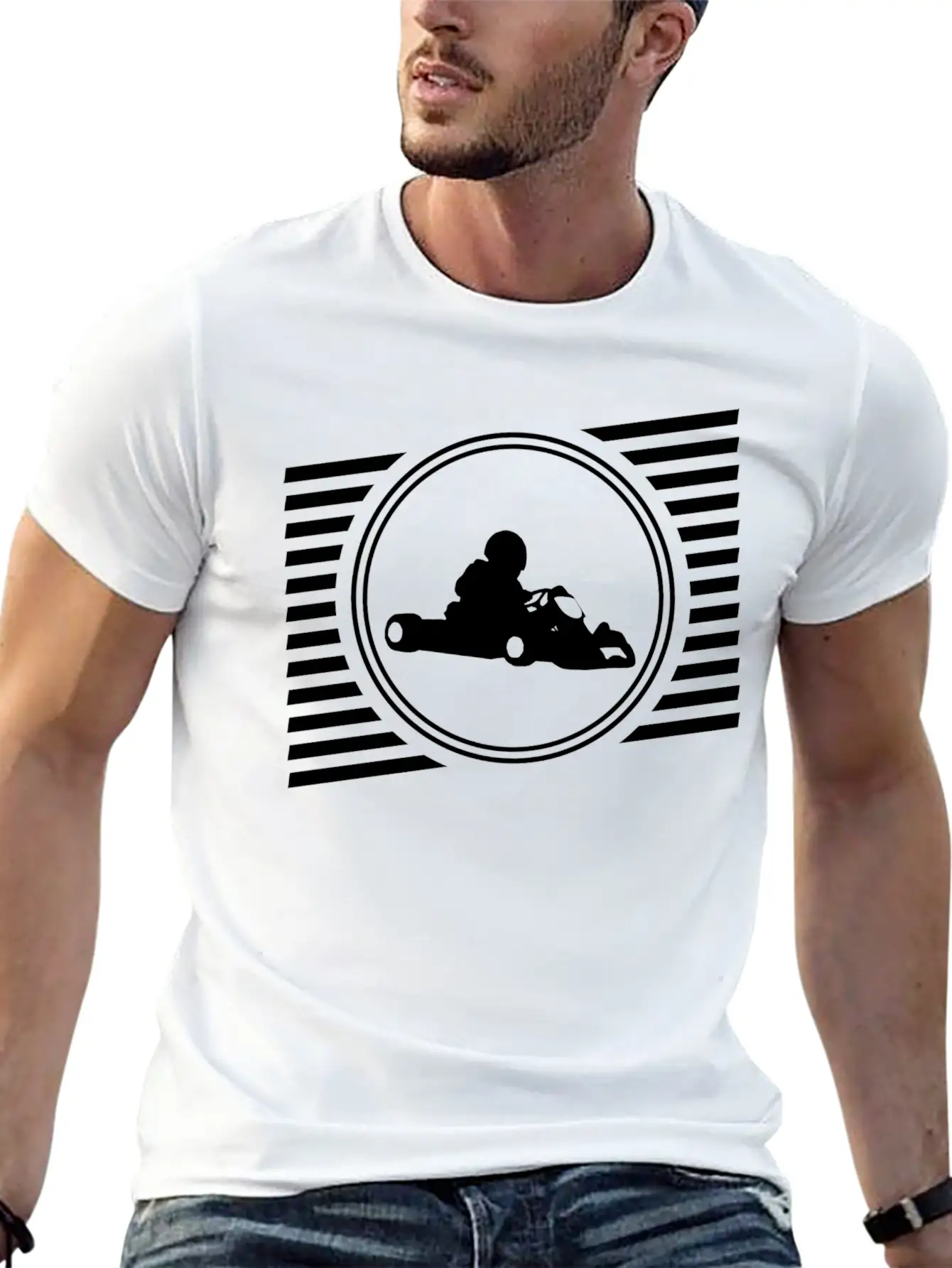 Gokart Breathable Soft Cotton T-Shirt – Timeless Casual Look