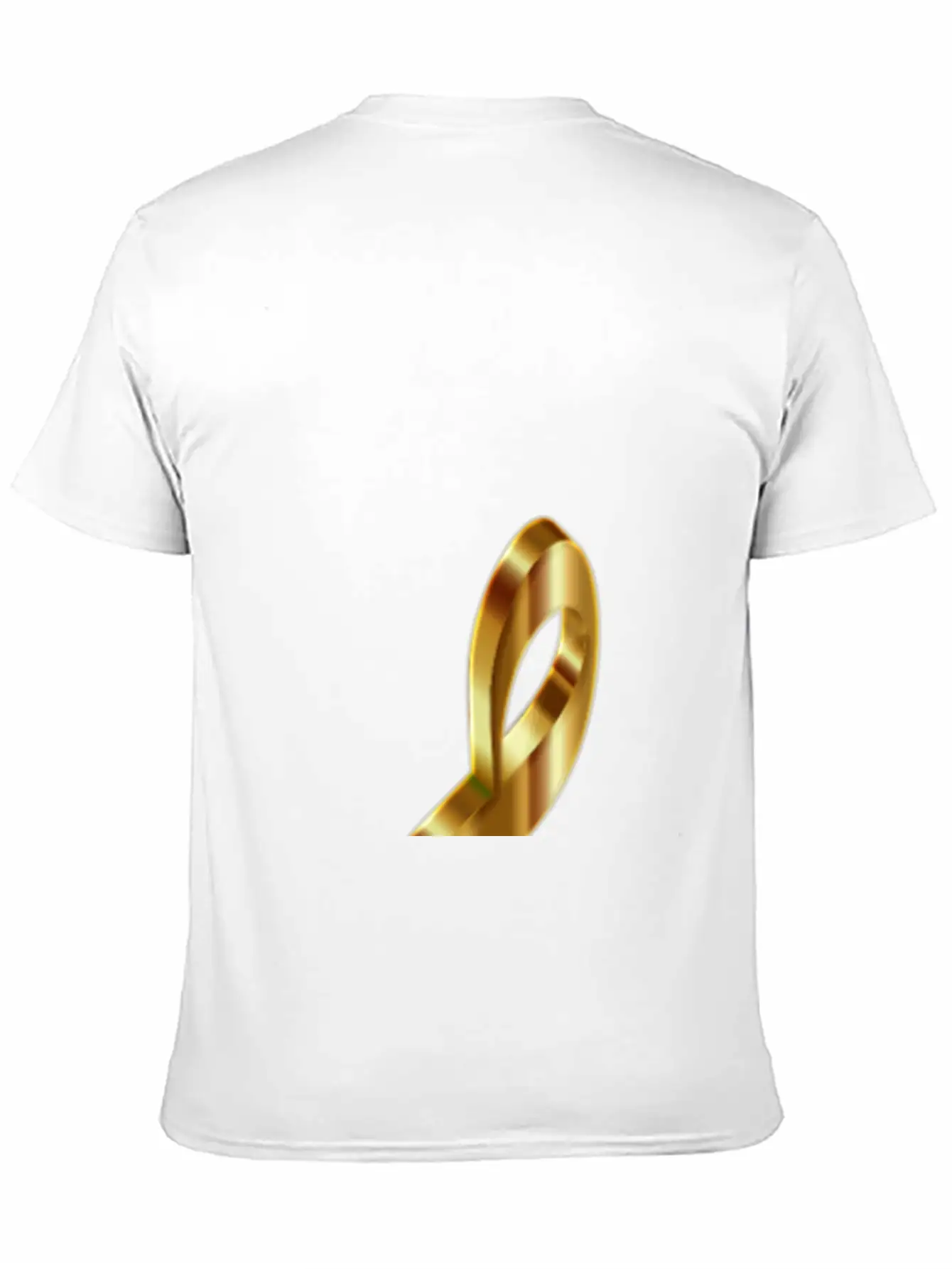 Gold 3D Clef 2 Enhanced No Background Stylish Everyday T-Shirt – Unisex Basic Cotton Tee