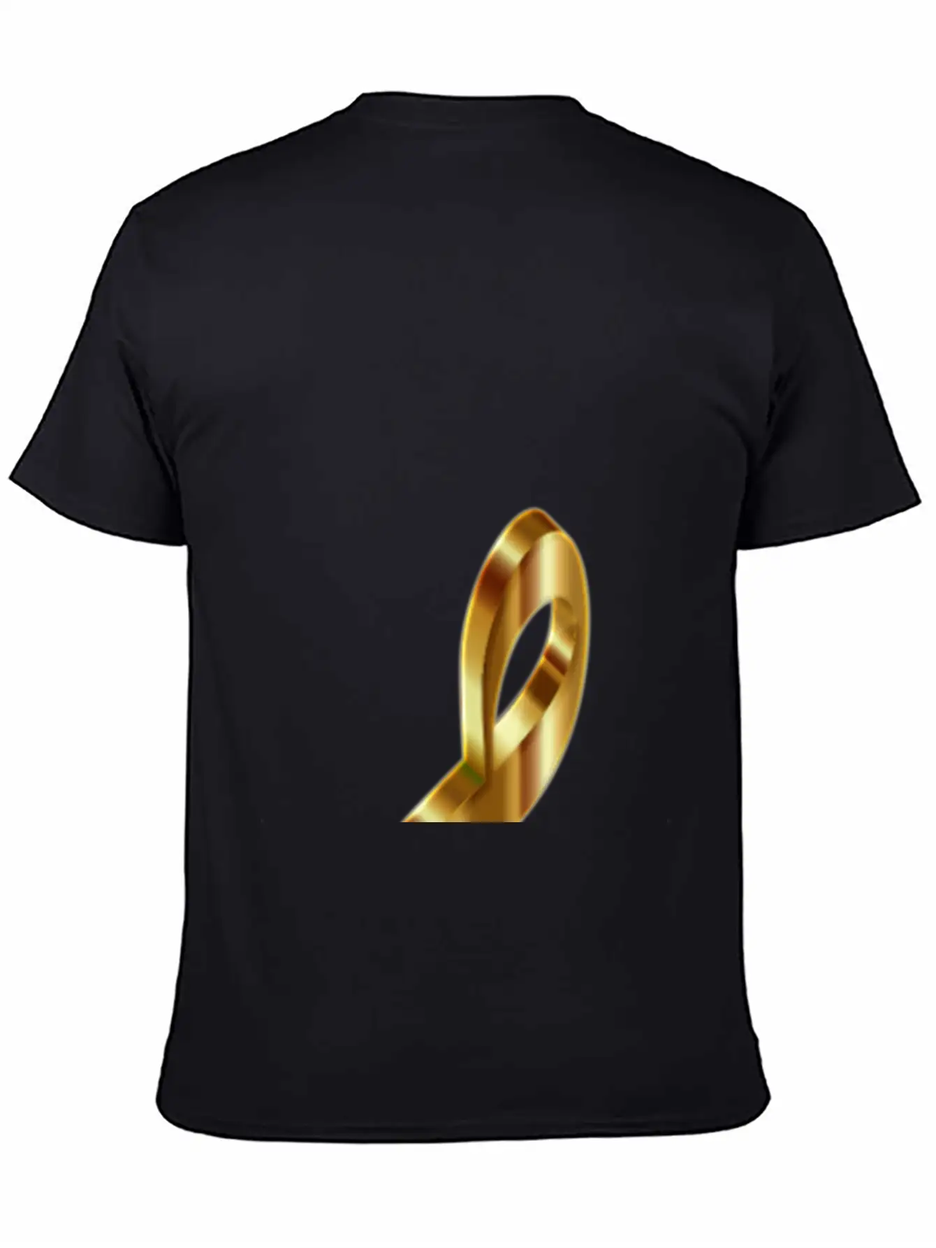 Gold 3D Clef 2 Enhanced No Background Stylish Everyday T-Shirt – Unisex Basic Cotton Tee