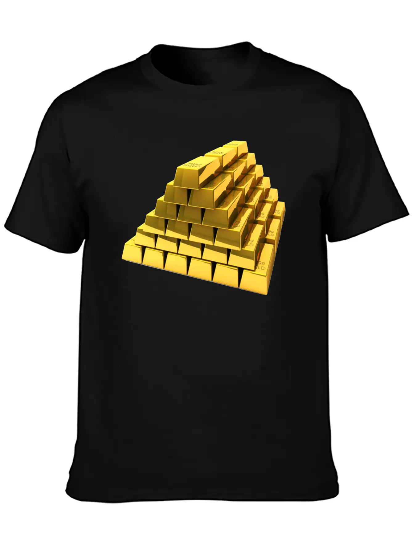 Gold Breathable Soft Cotton T-Shirt – Timeless Casual Look