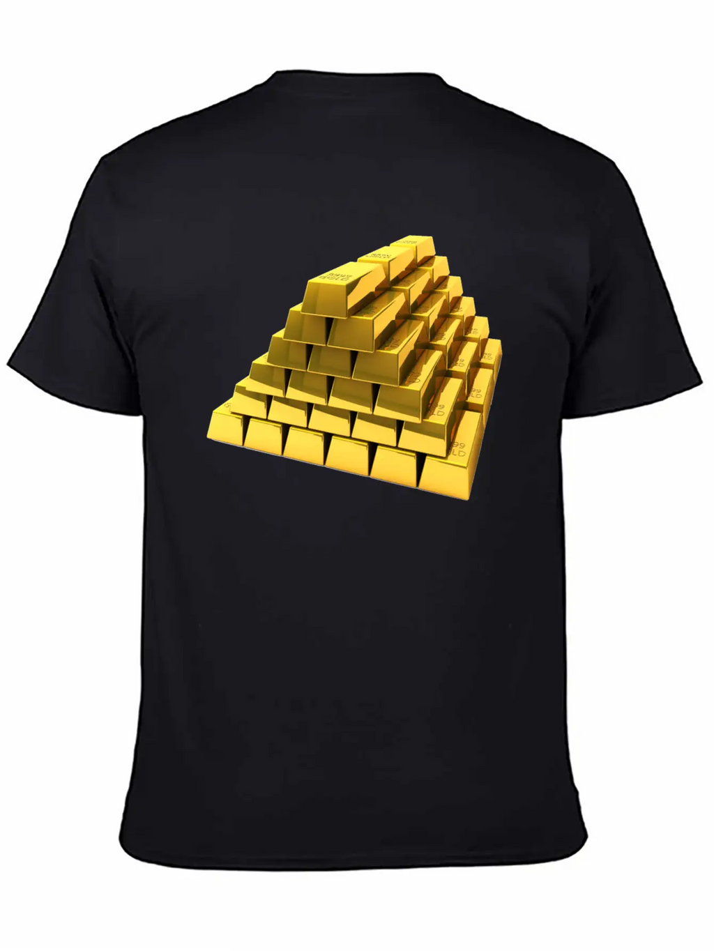 Gold Breathable Soft Cotton T-Shirt – Timeless Casual Look