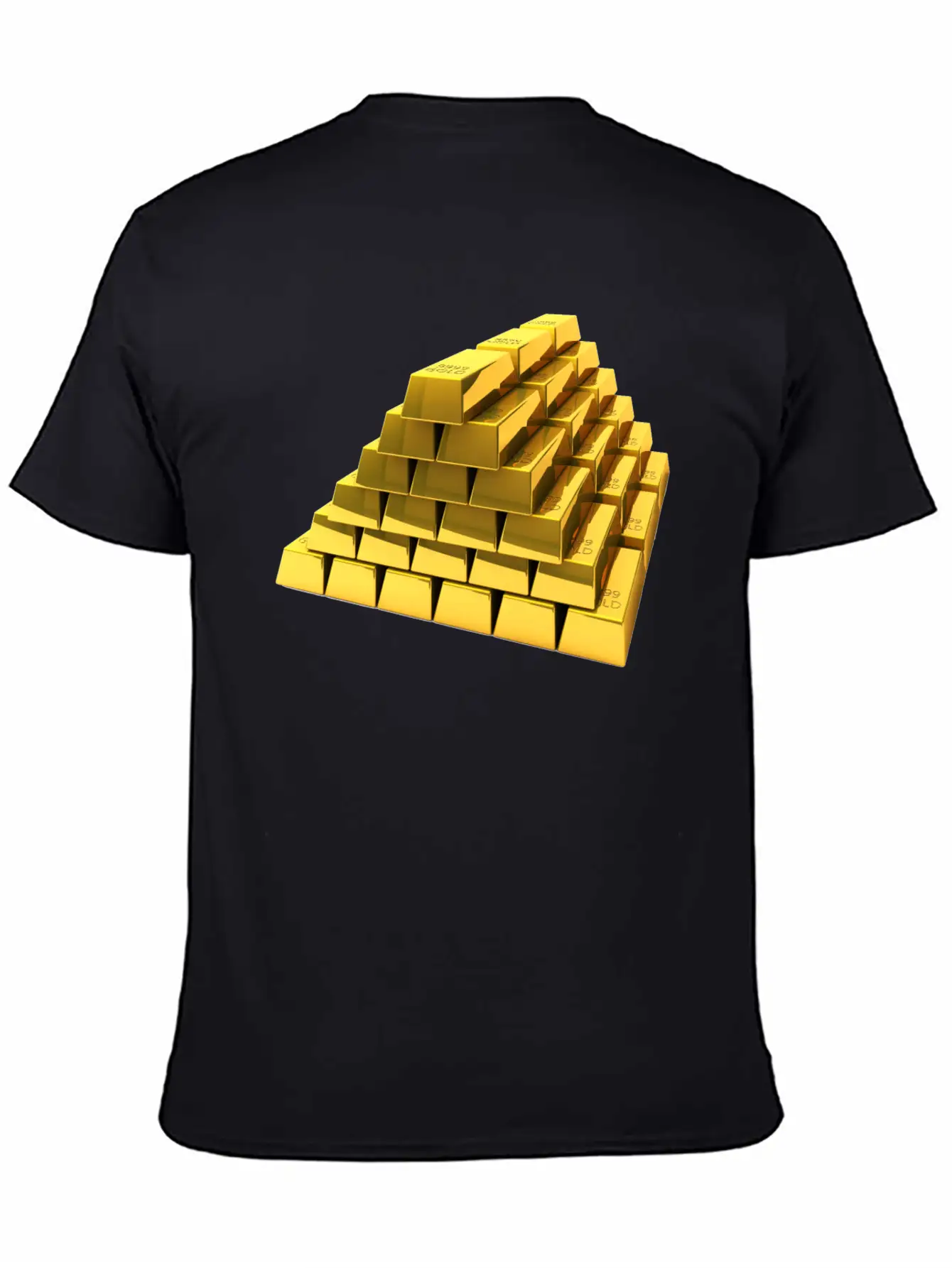 Gold Breathable Soft Cotton T-Shirt – Timeless Casual Look