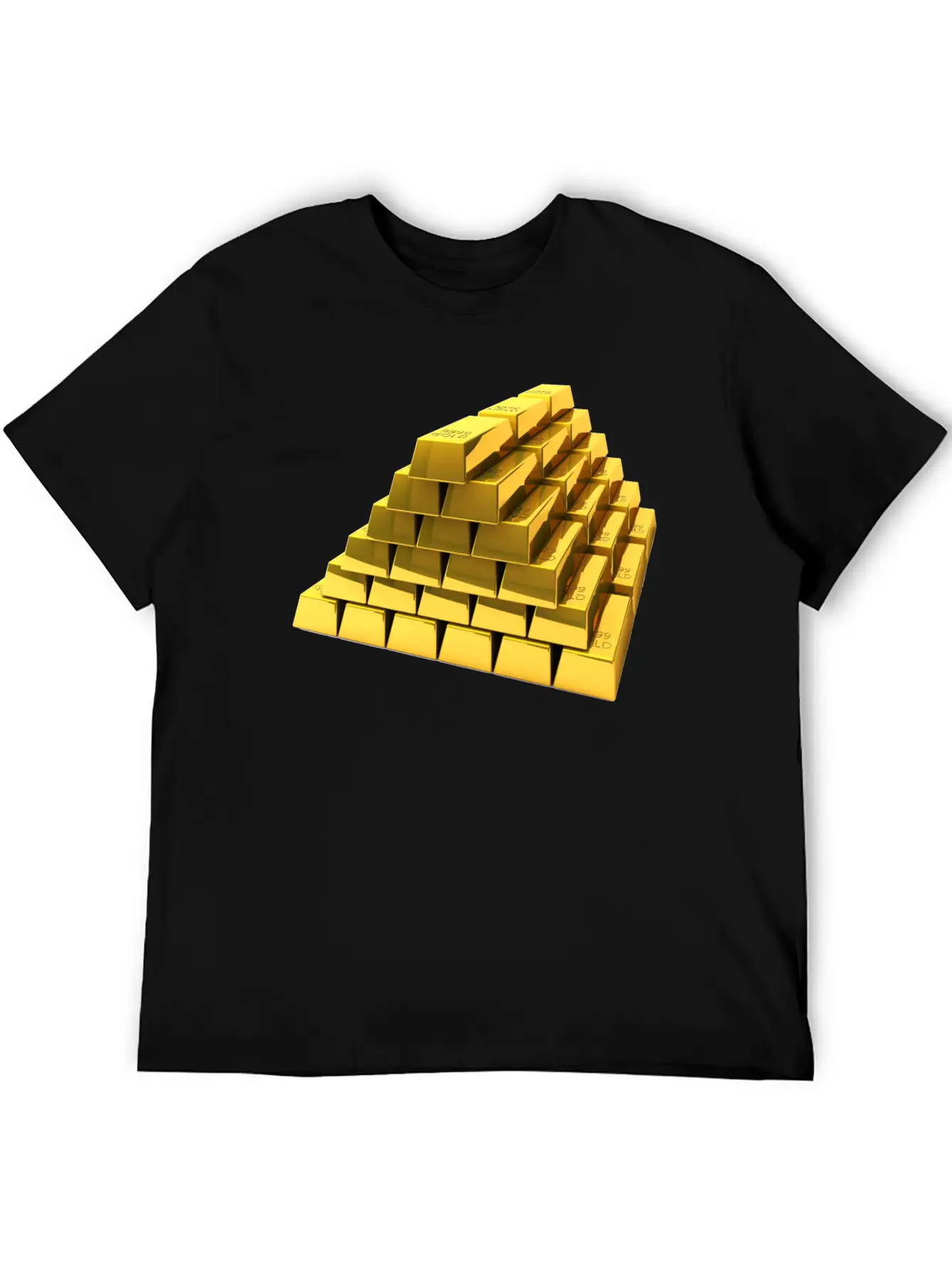 Gold Breathable Soft Cotton T-Shirt – Timeless Casual Look