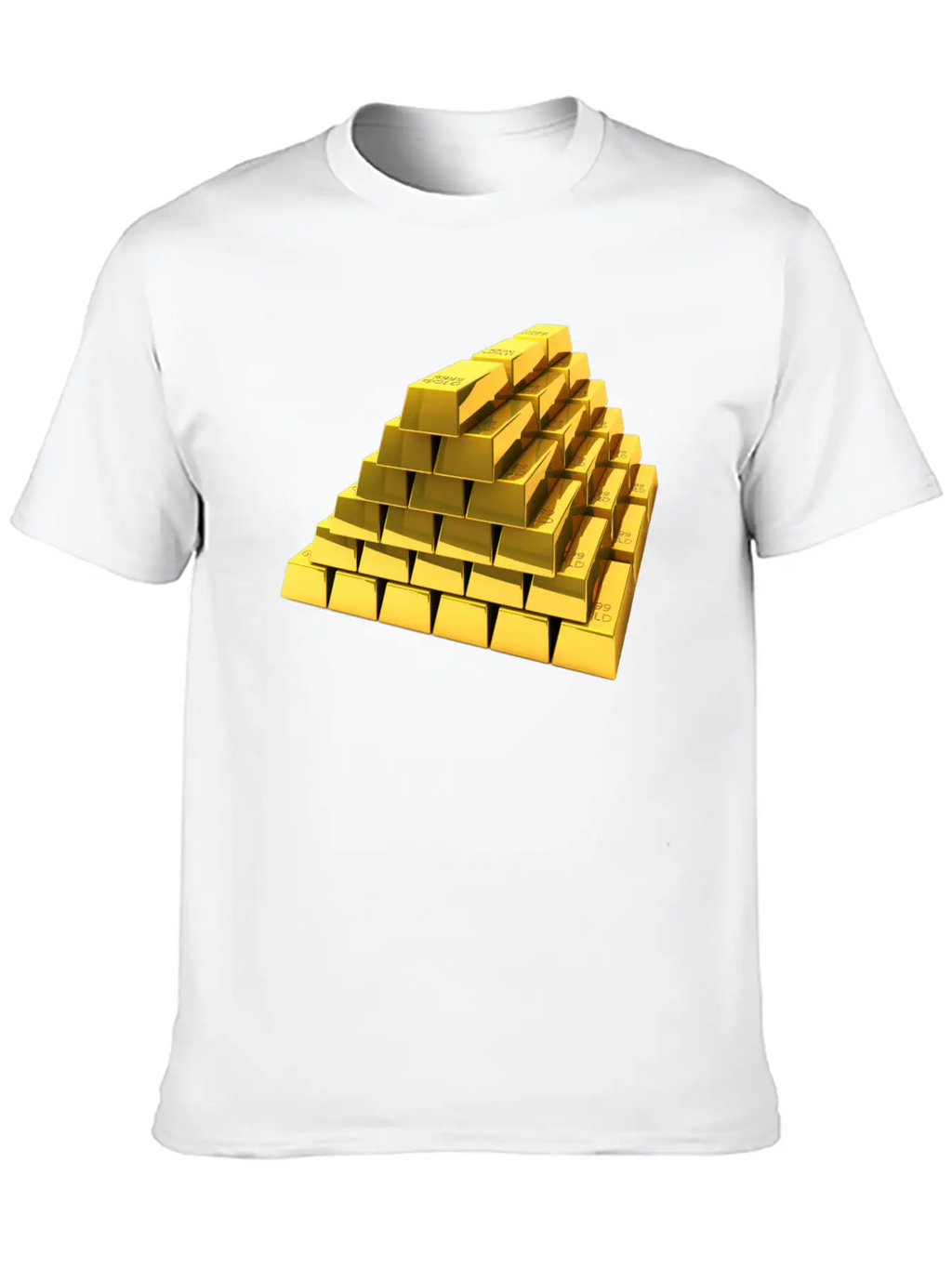 Gold Breathable Soft Cotton T-Shirt – Timeless Casual Look