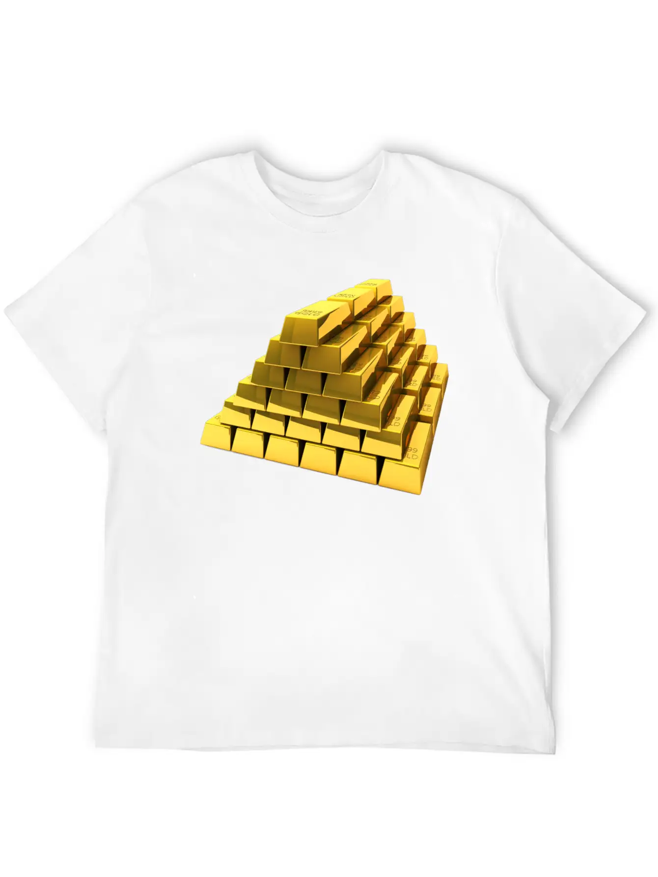 Gold Breathable Soft Cotton T-Shirt – Timeless Casual Look