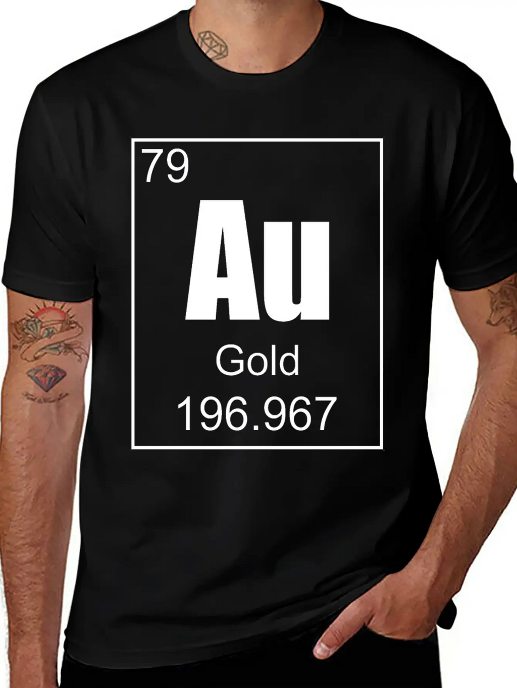Gold Casual Graphic T-Shirt – Simple And Comfortable Daily Wear