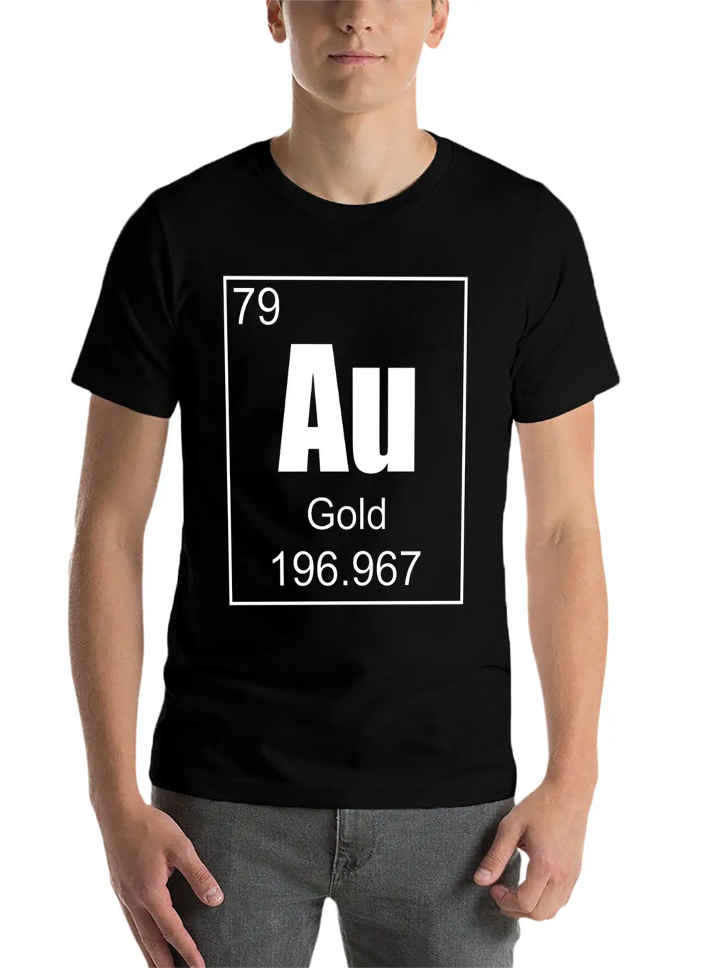 Gold Casual Graphic T-Shirt – Simple And Comfortable Daily Wear