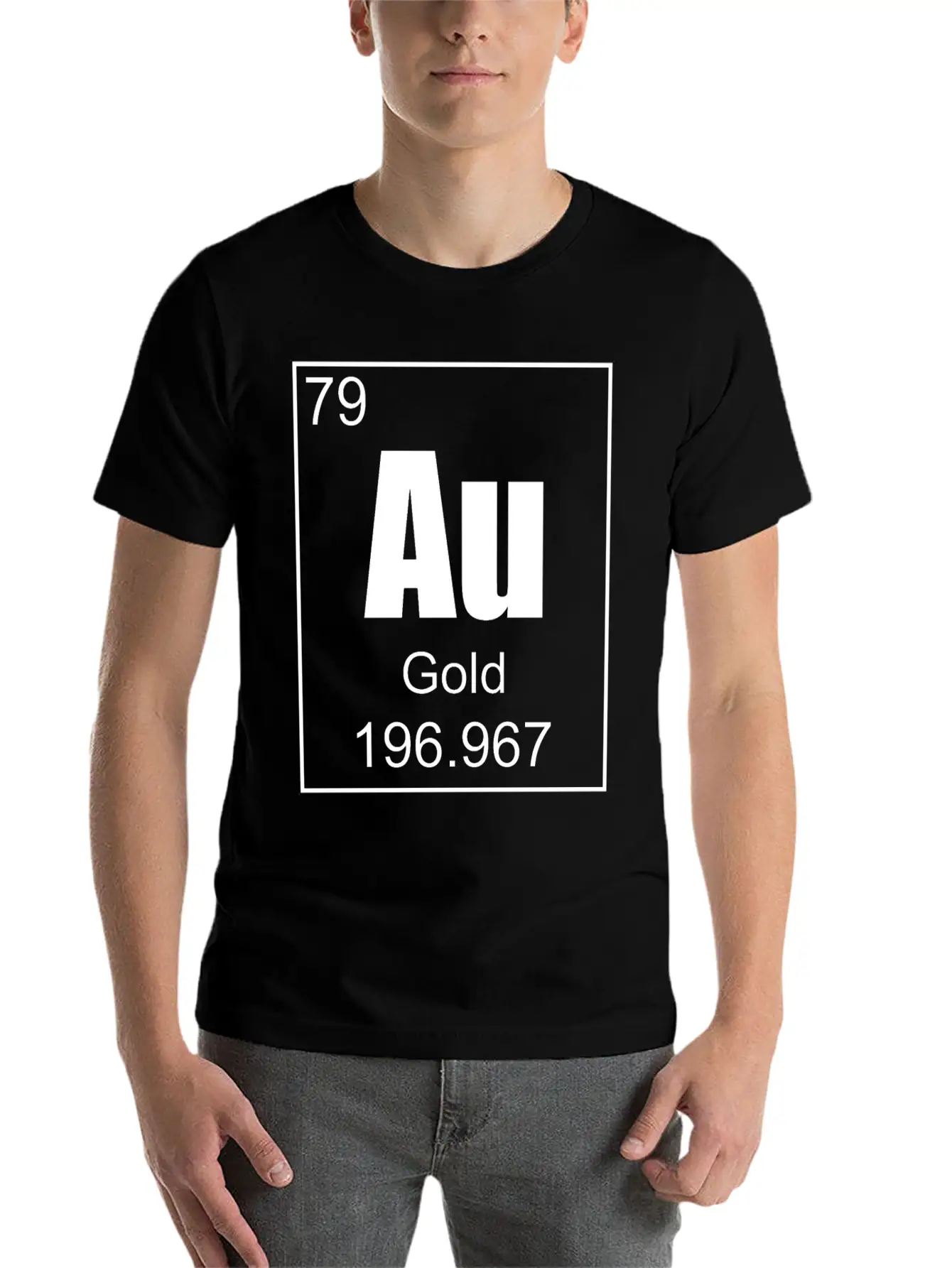 Gold Casual Graphic T-Shirt – Simple And Comfortable Daily Wear