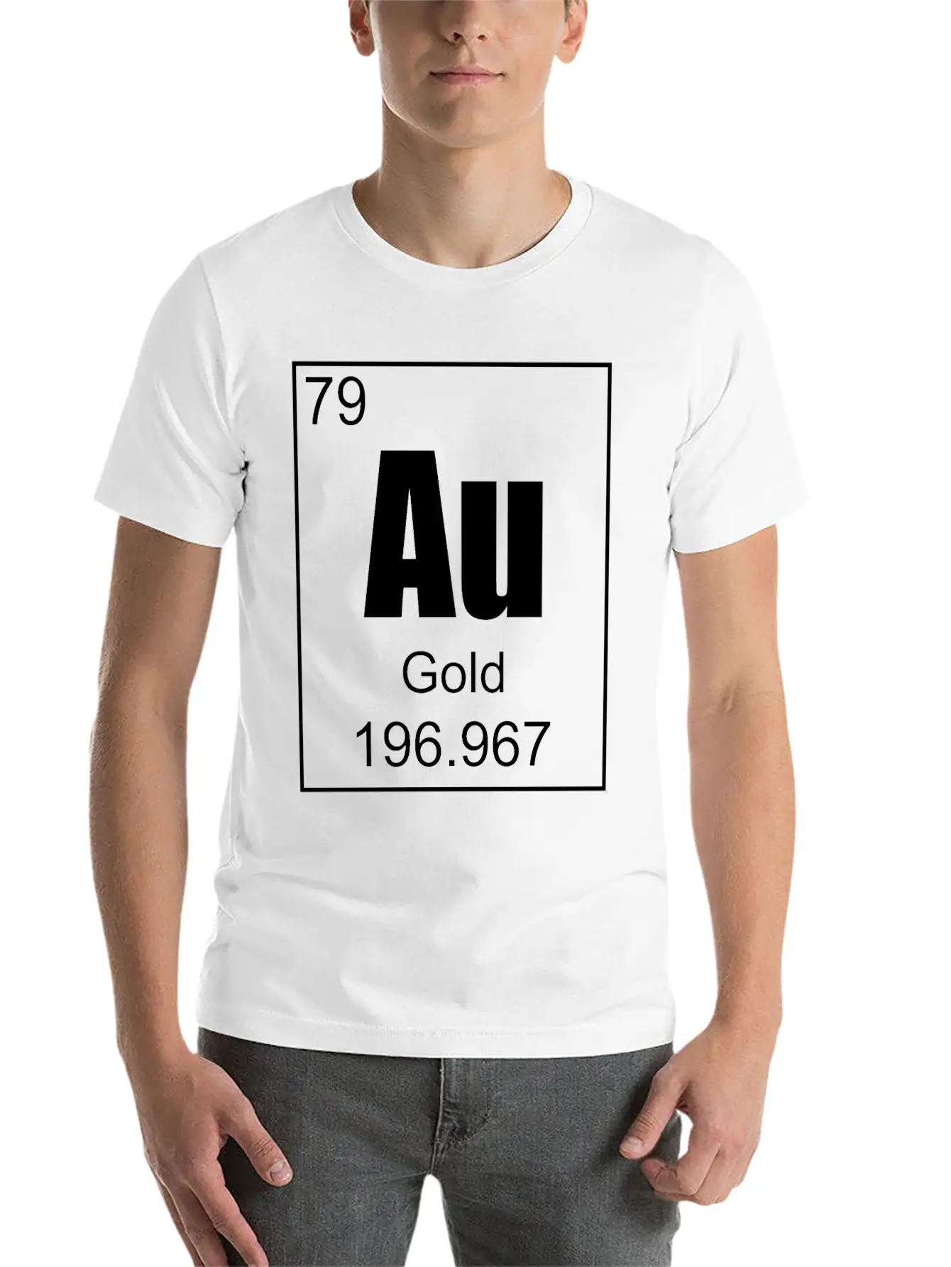 Gold Casual Graphic T-Shirt – Simple And Comfortable Daily Wear