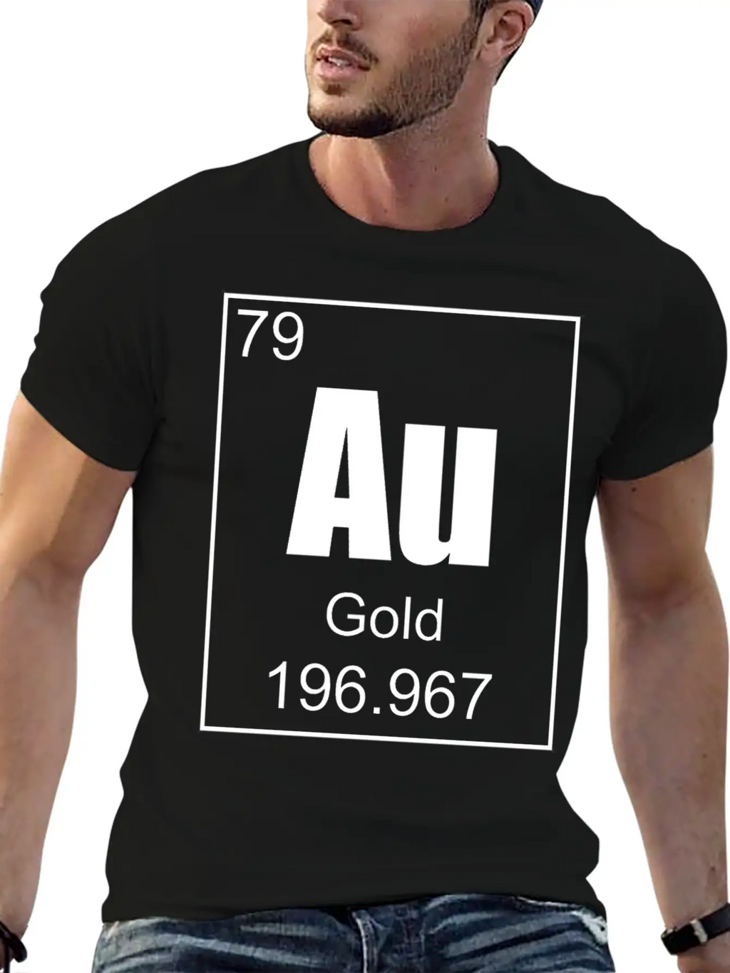 Gold Casual Graphic T-Shirt – Simple And Comfortable Daily Wear