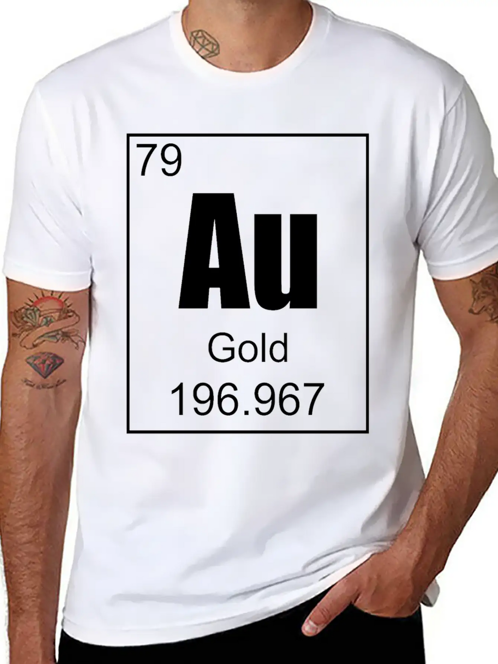Gold Casual Graphic T-Shirt – Simple And Comfortable Daily Wear