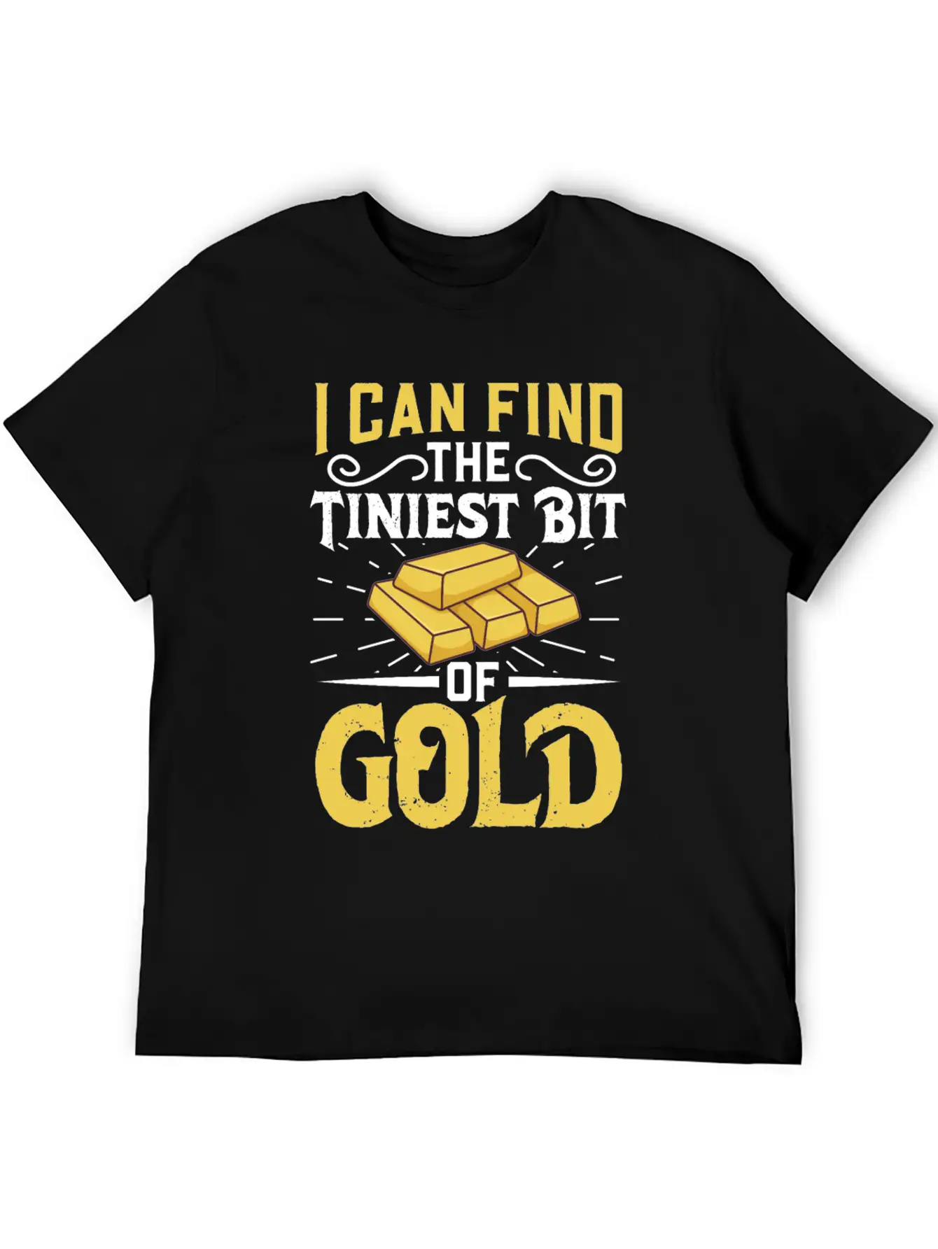 Gold Digging Gold Mining Gold Panning Gold Mine Stylish Everyday T-Shirt – Unisex Basic Cotton Tee