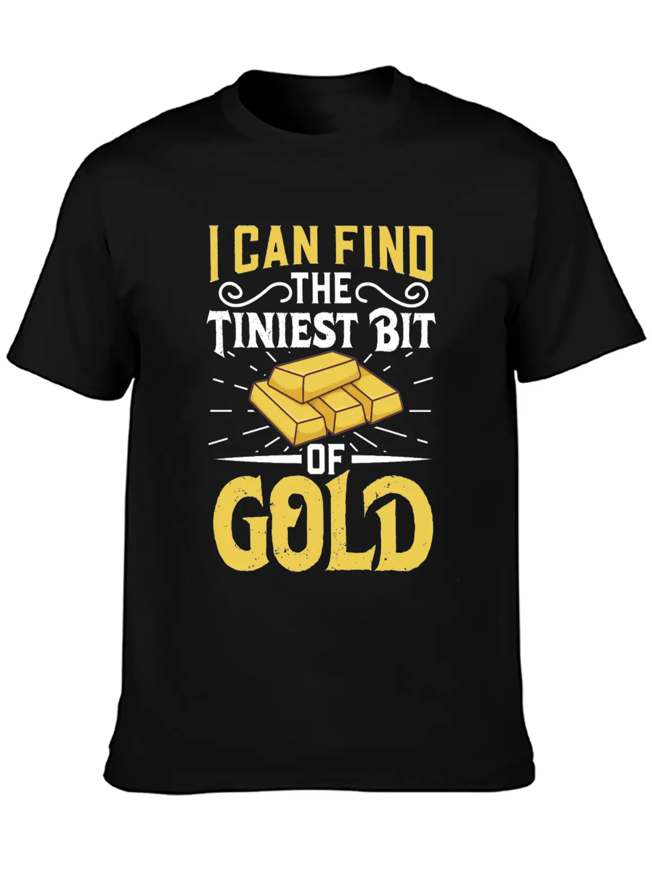 Gold Digging Gold Mining Gold Panning Gold Mine Stylish Everyday T-Shirt – Unisex Basic Cotton Tee