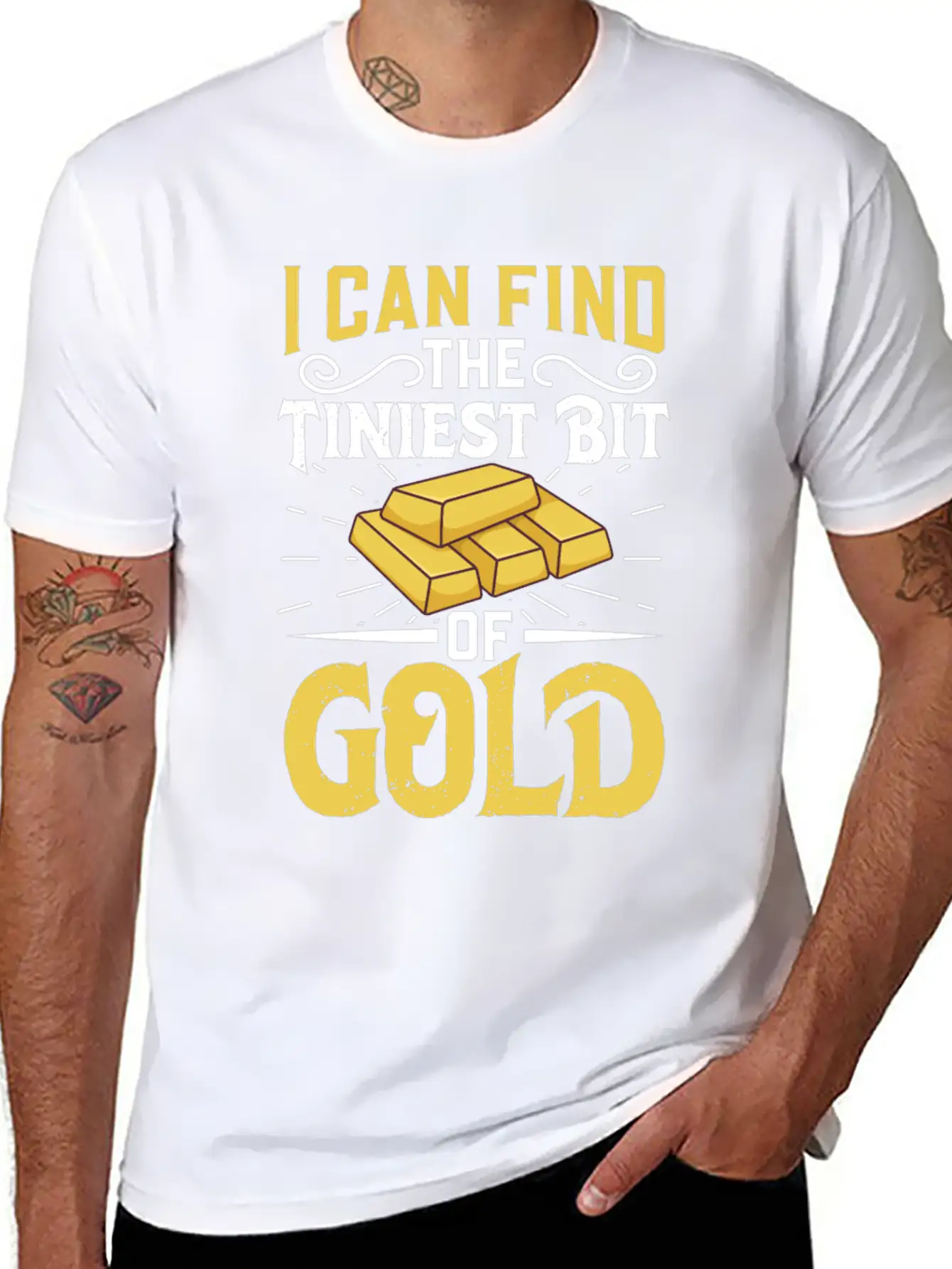 Gold Digging Gold Mining Gold Panning Gold Mine Stylish Everyday T-Shirt – Unisex Basic Cotton Tee